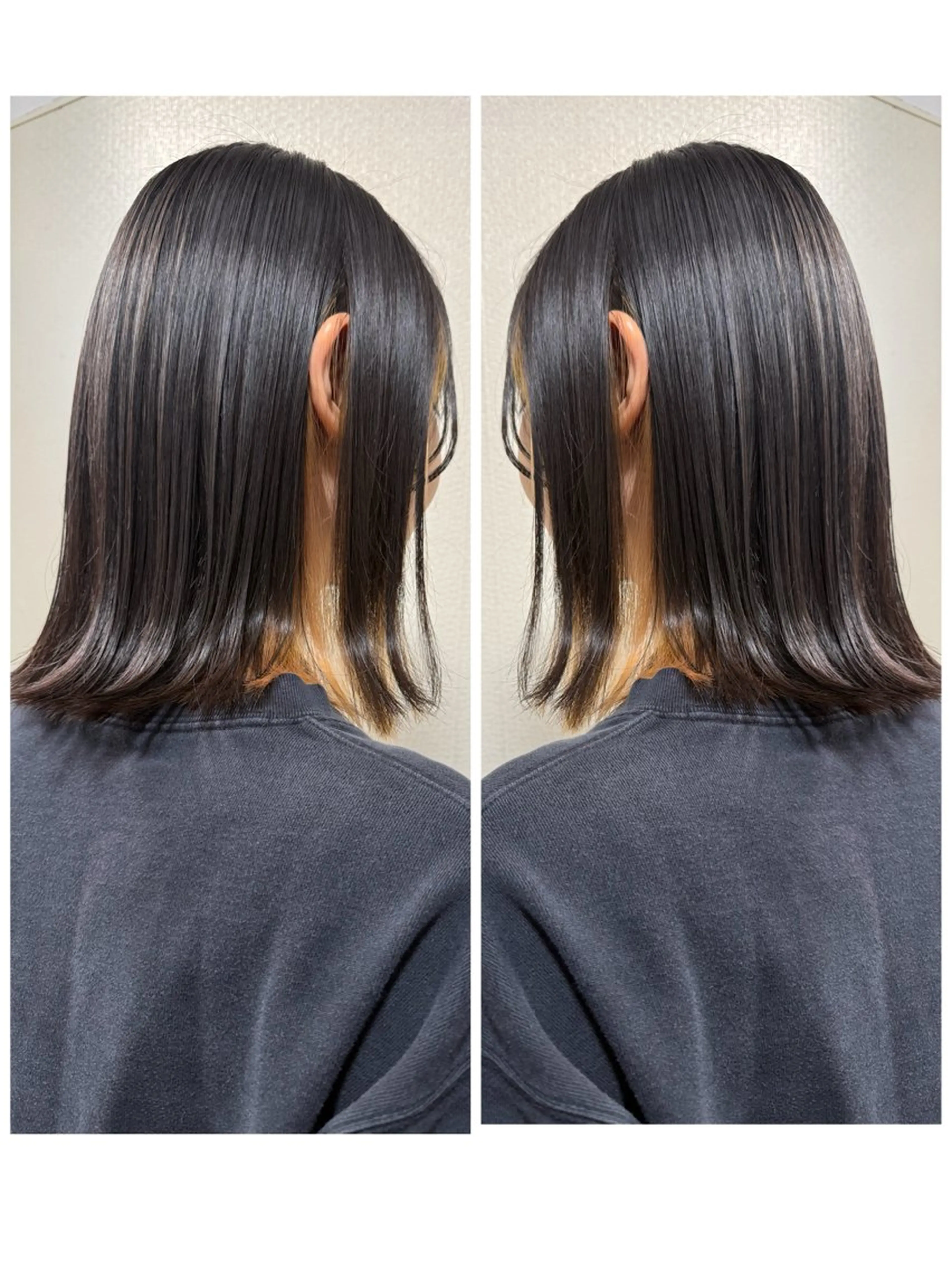 ミディアム 艶カラー🕊️ ✴︎Yukari✴︎のヘアスタイル