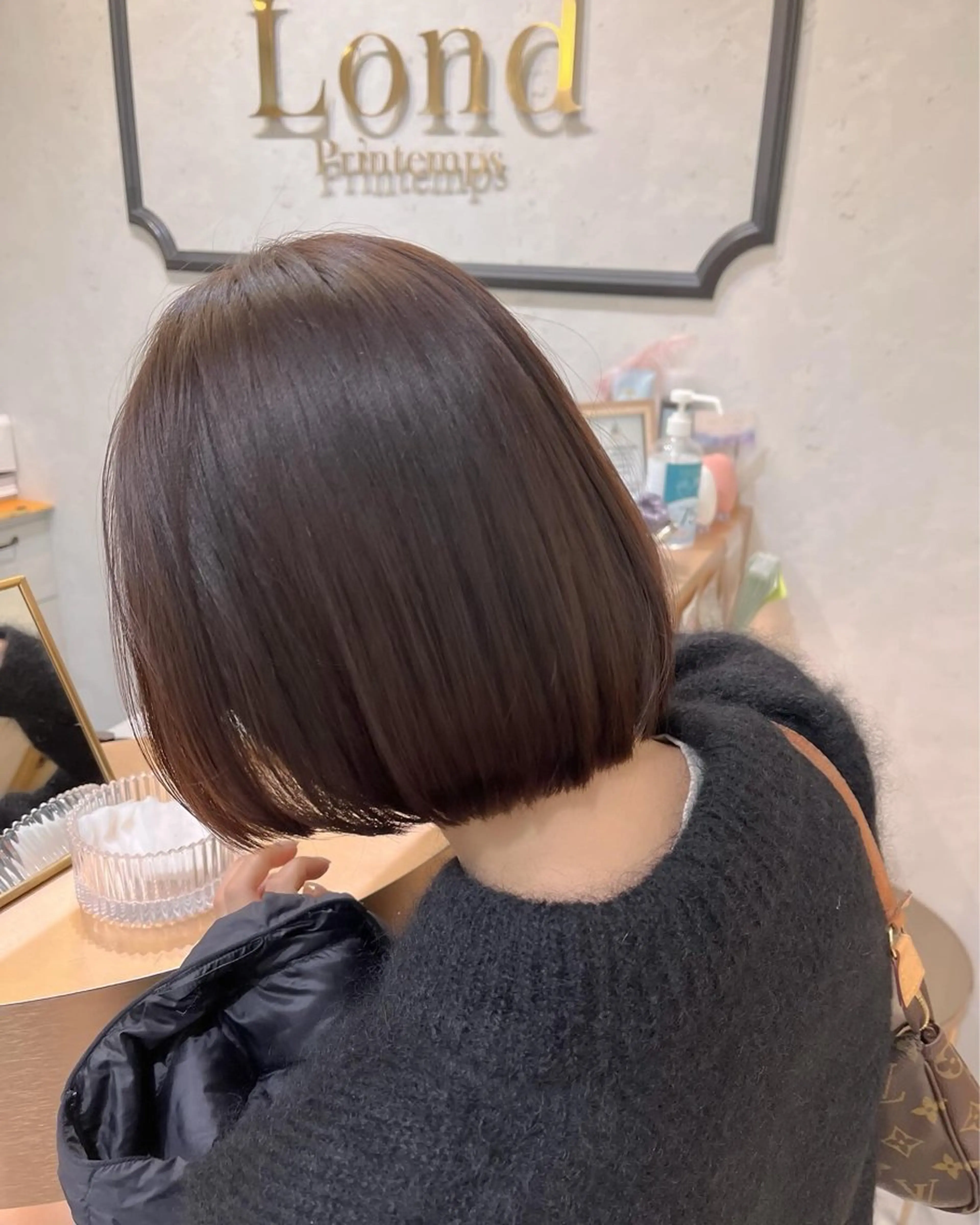 ショート カラー ブラウンカラー 韓国風ヘア 透明感カラー│ レイヤーヘア中居美樹のヘアスタイル
