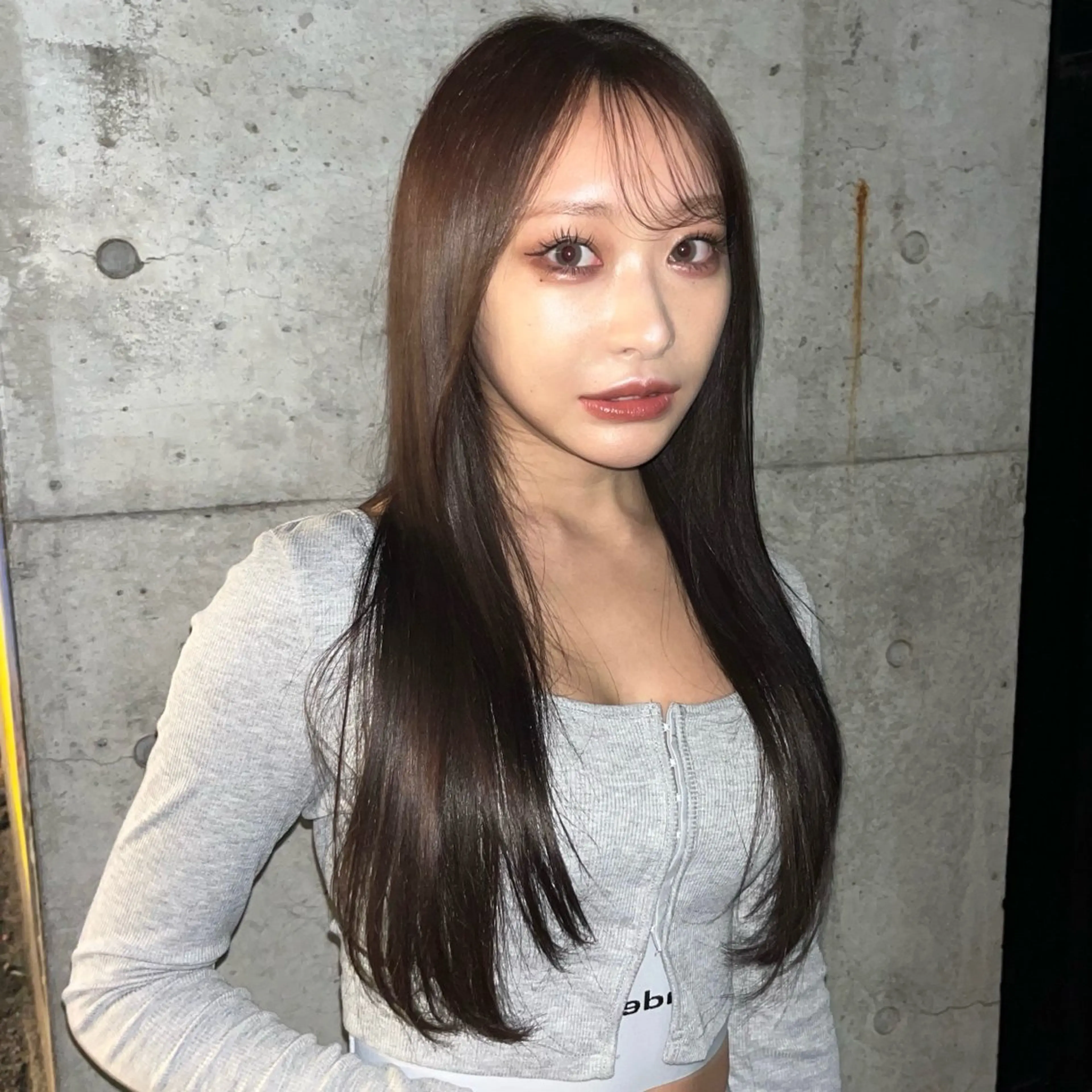 ロング カラー パーマ ☪ ‎ハイトーン信者 ☪️yumeka✨️のヘアスタイル