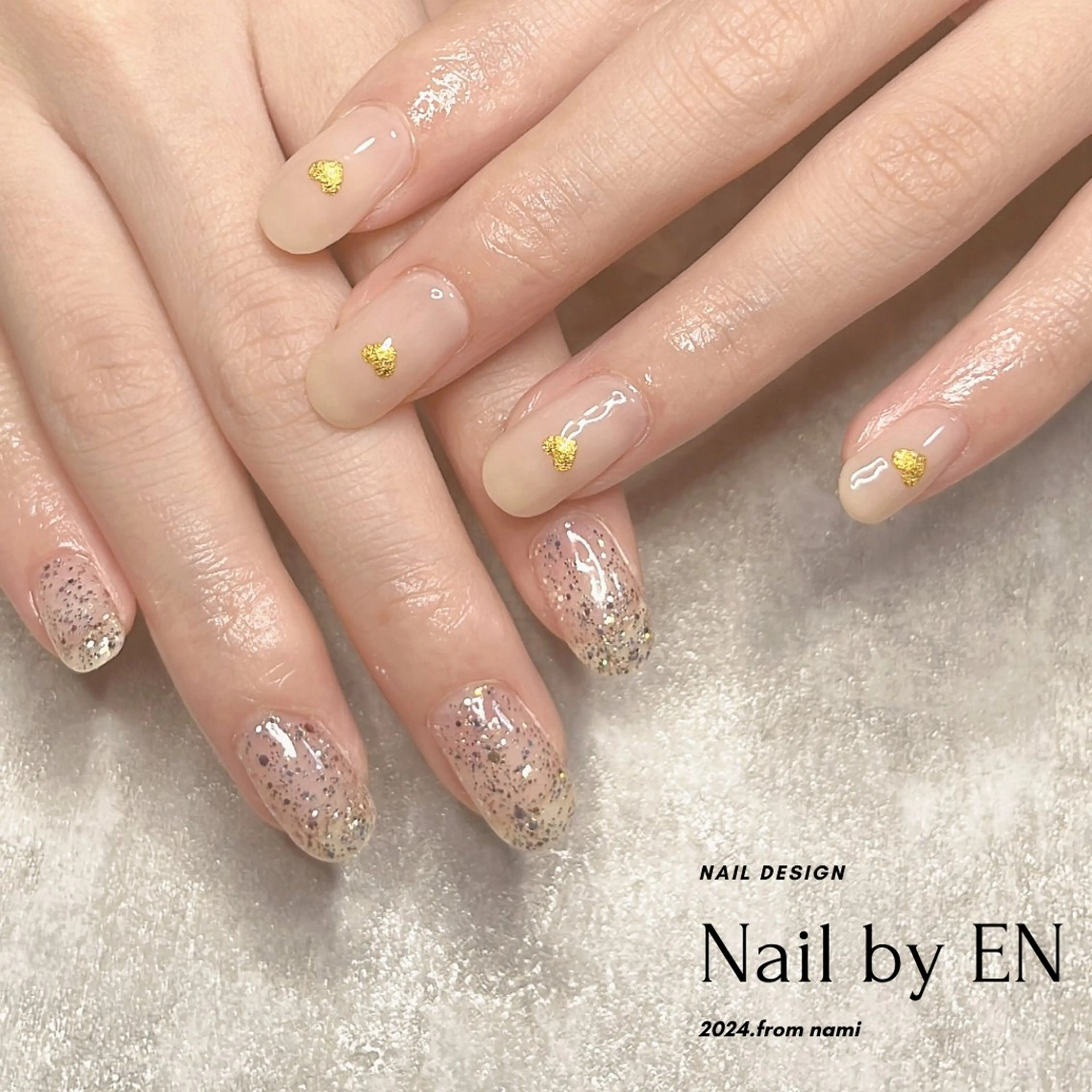 ネイル シンプルネイル Nail&Wax by ENのネイルデザイン