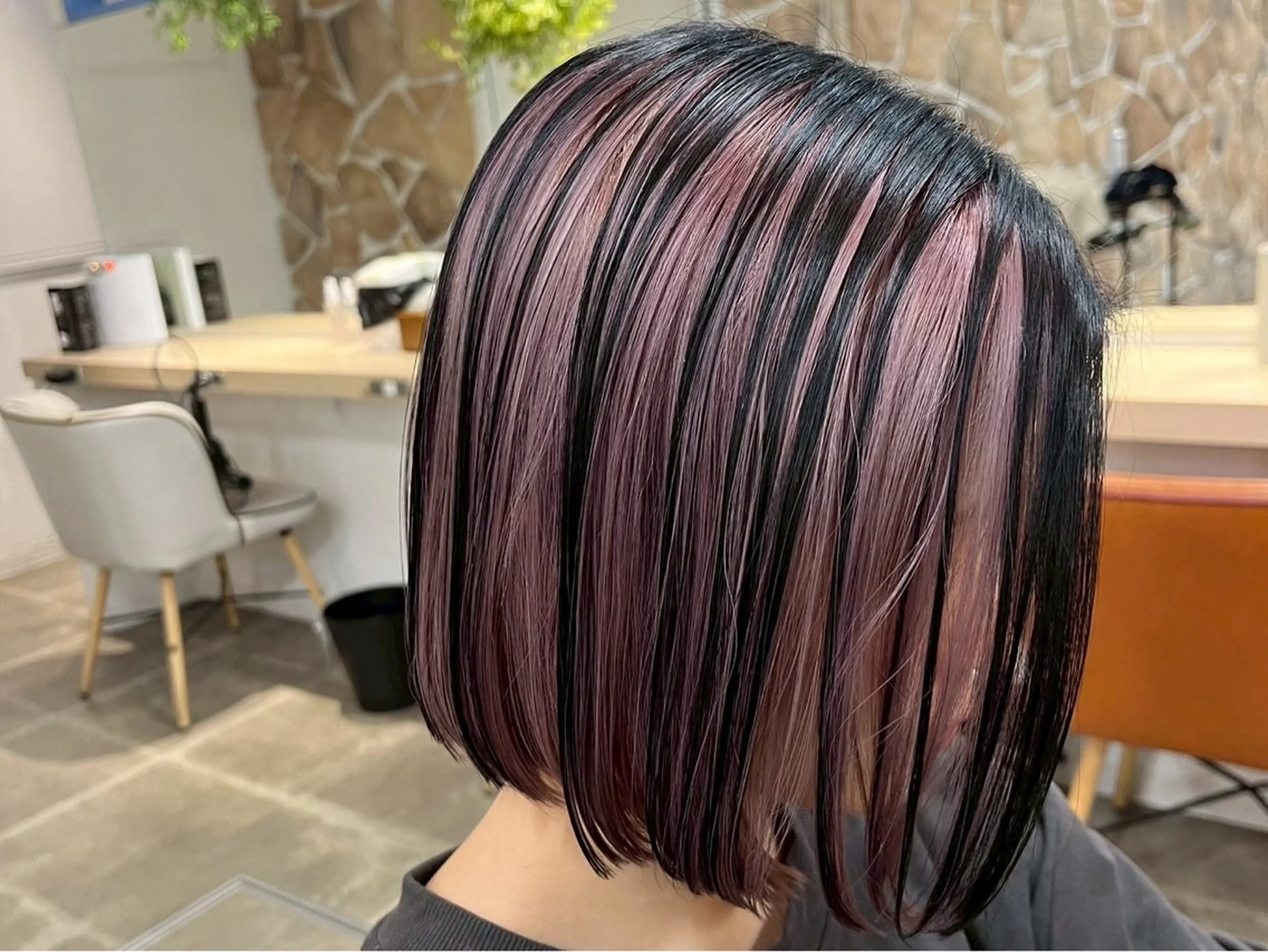 セミロング カラー ヘアアレンジ レディースカット無料 🎀yuikaのヘアスタイル