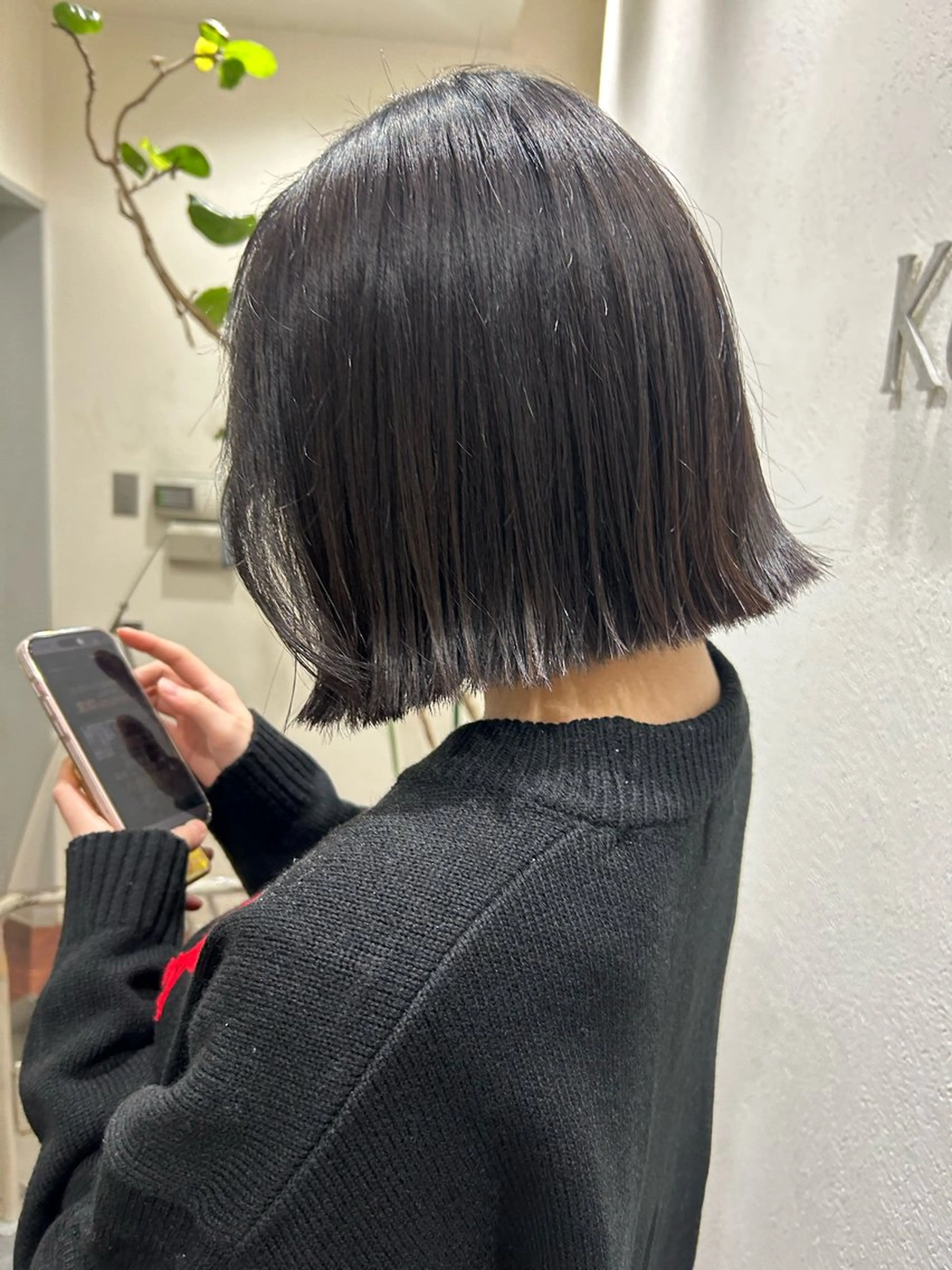 ショート ボブ 韓国風ヘア nina🤎/ 似合わせカットのヘアスタイル