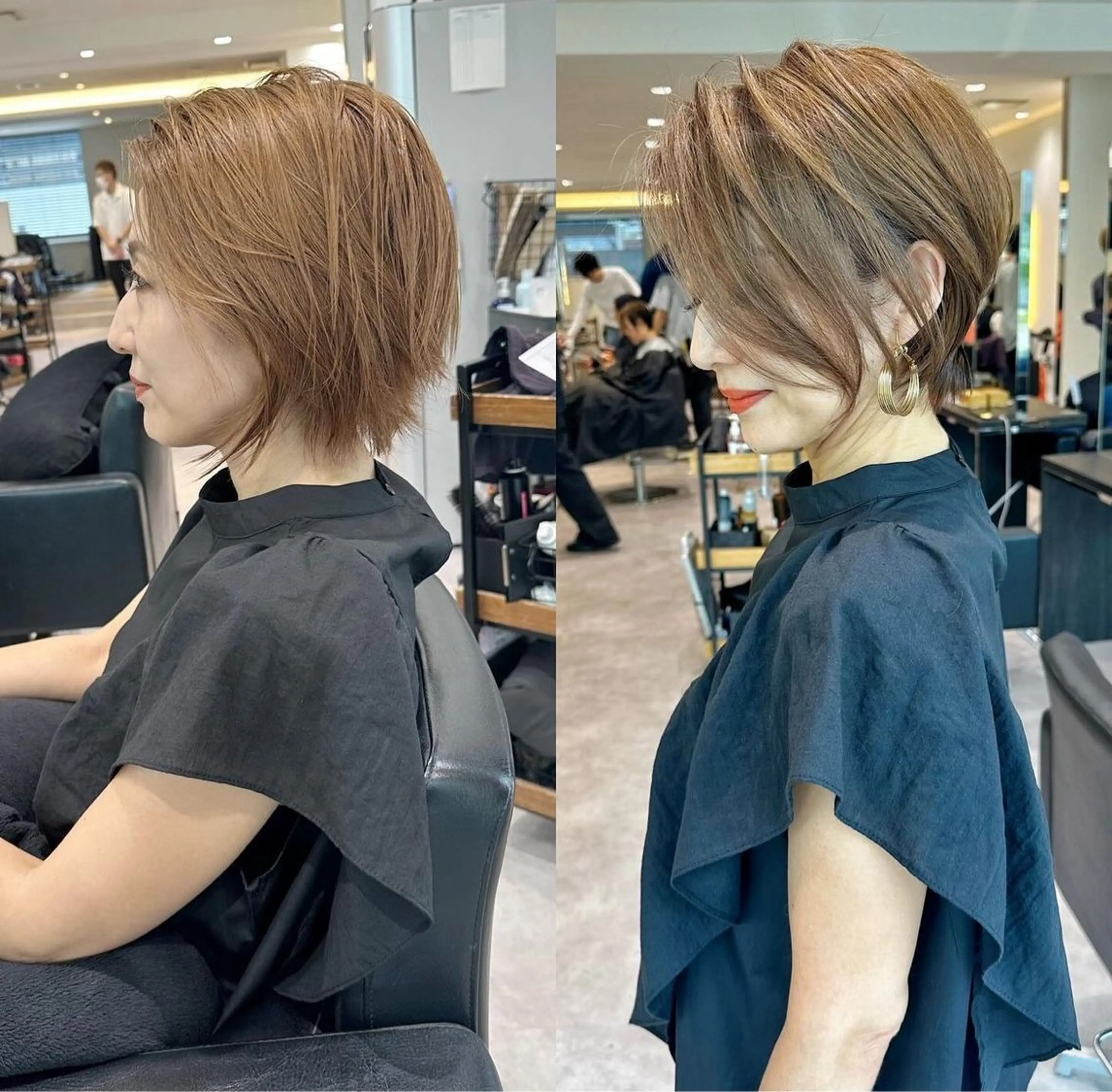 ショート 無料カットモデル/ 丸みショート/たくみのヘアスタイル