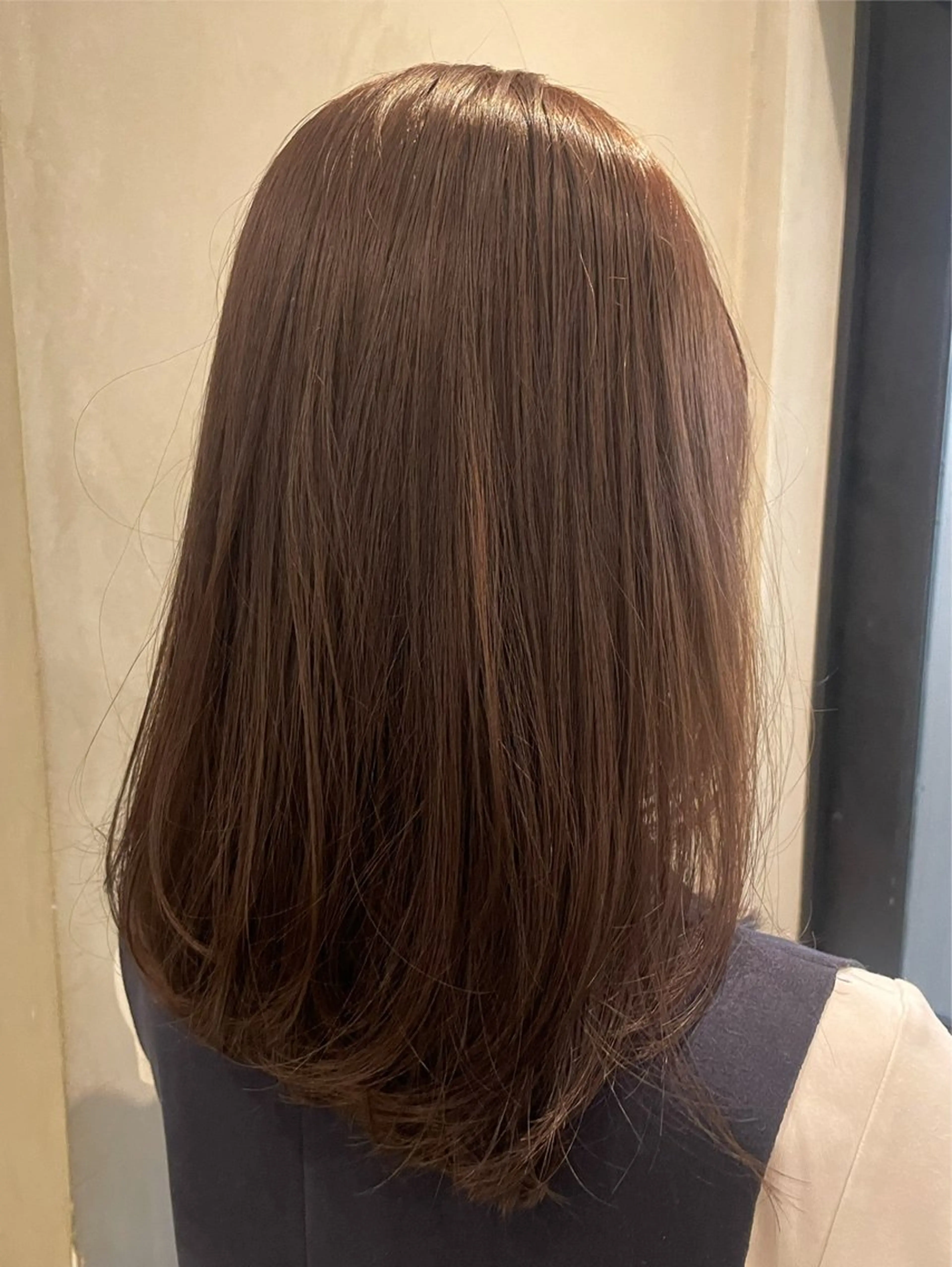 ミディアム カラー カット ヘアカラー NA NAのヘアスタイル