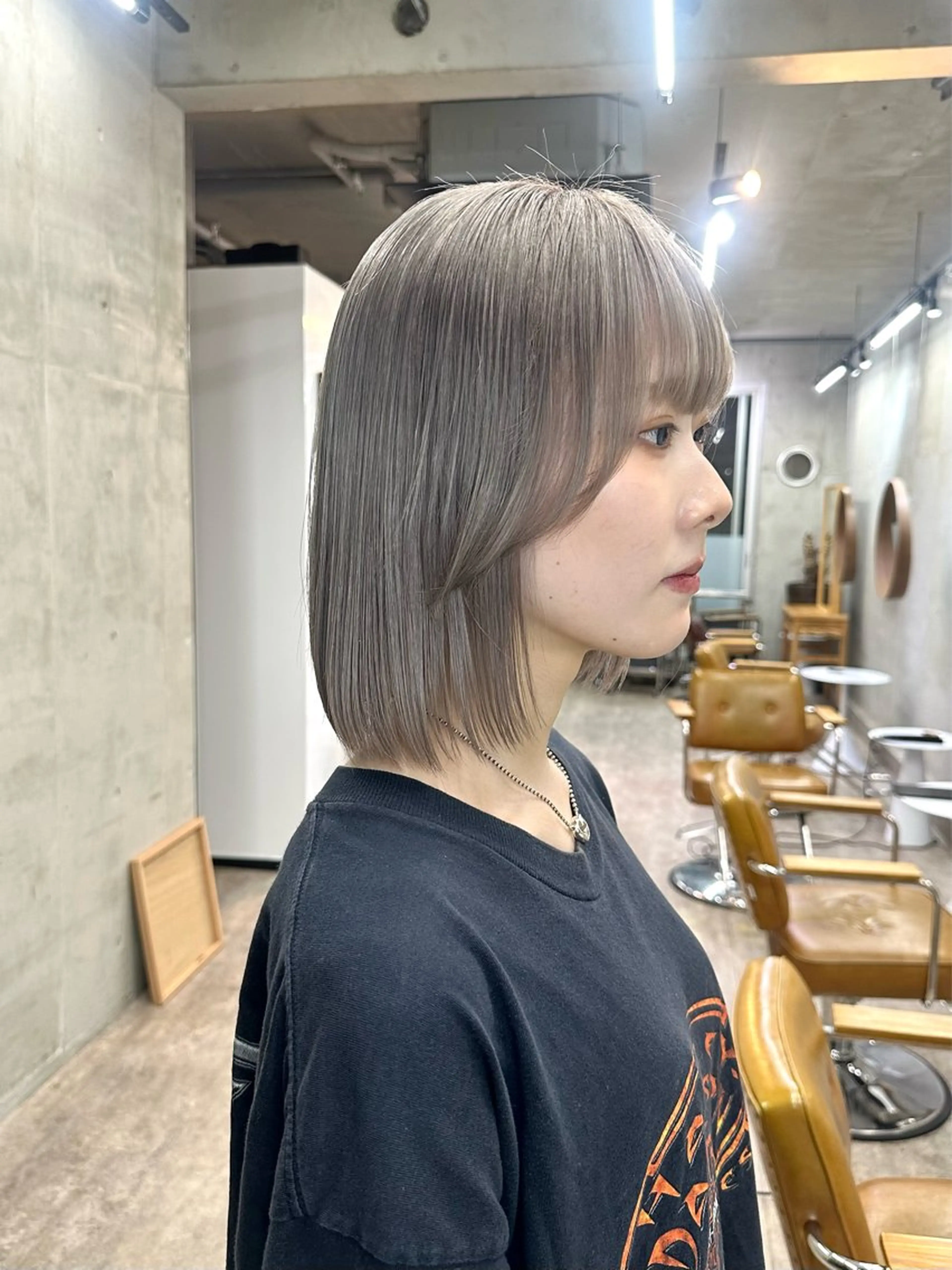 ショート カラー グレージュ ヘアカラー トリートメント SALT WATER　恵比寿所属・レイヤーカット💫 ／HARUKA🎀のヘアスタイル