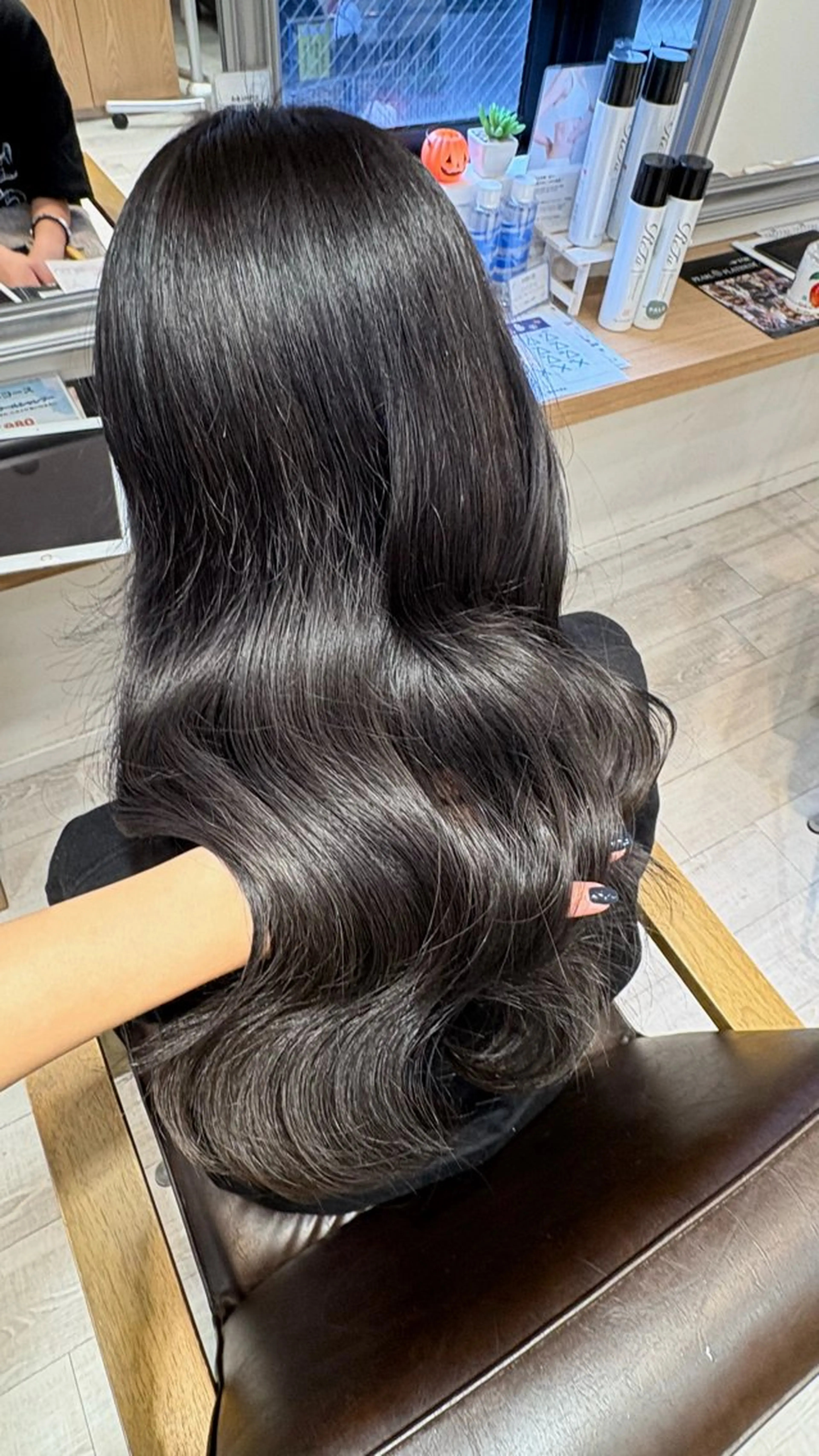 コテ巻きヘアセット🐩の写真