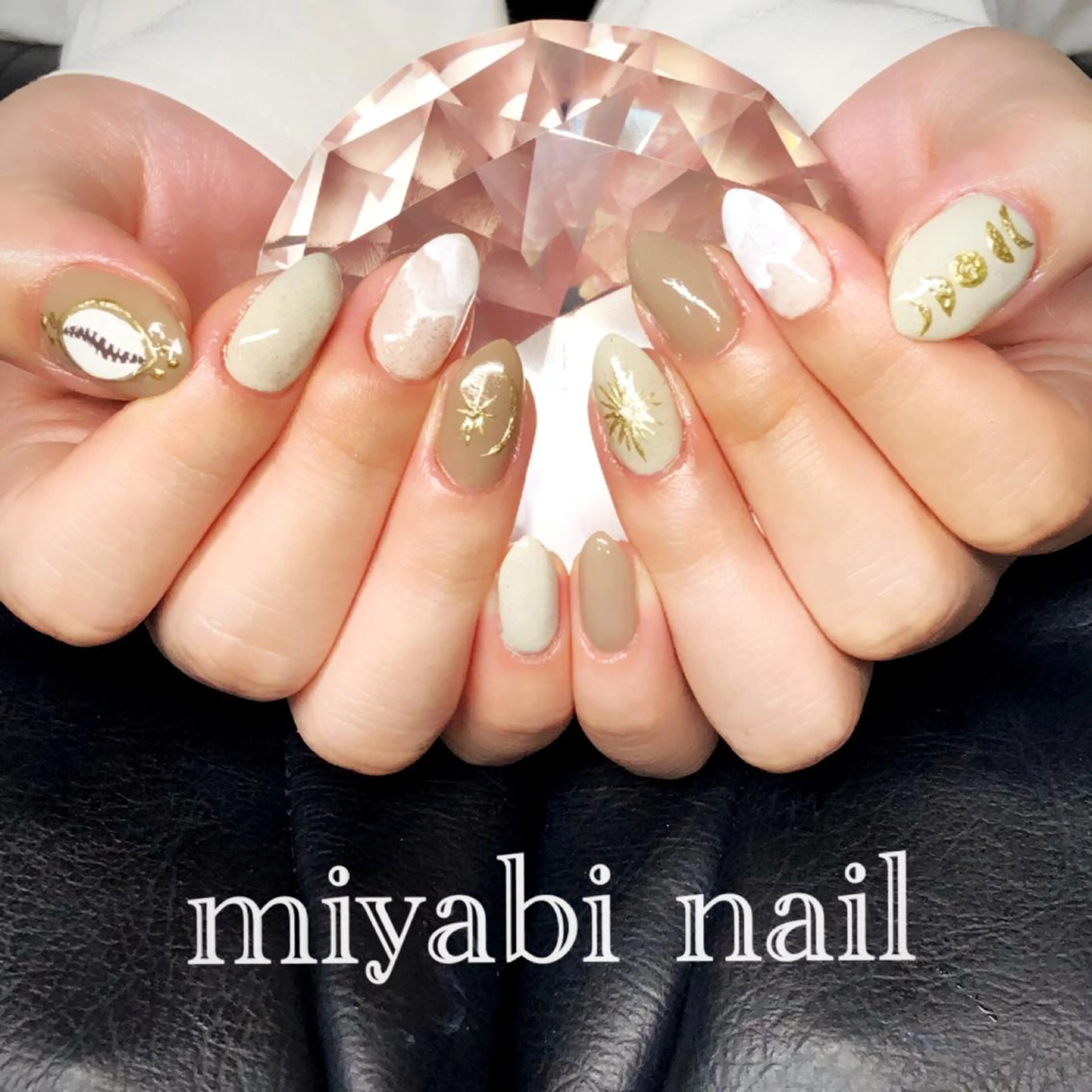 ネイル アートネイル ジェルネイル 持ち込み miyabi nail 桂川駅近くのネイルデザイン