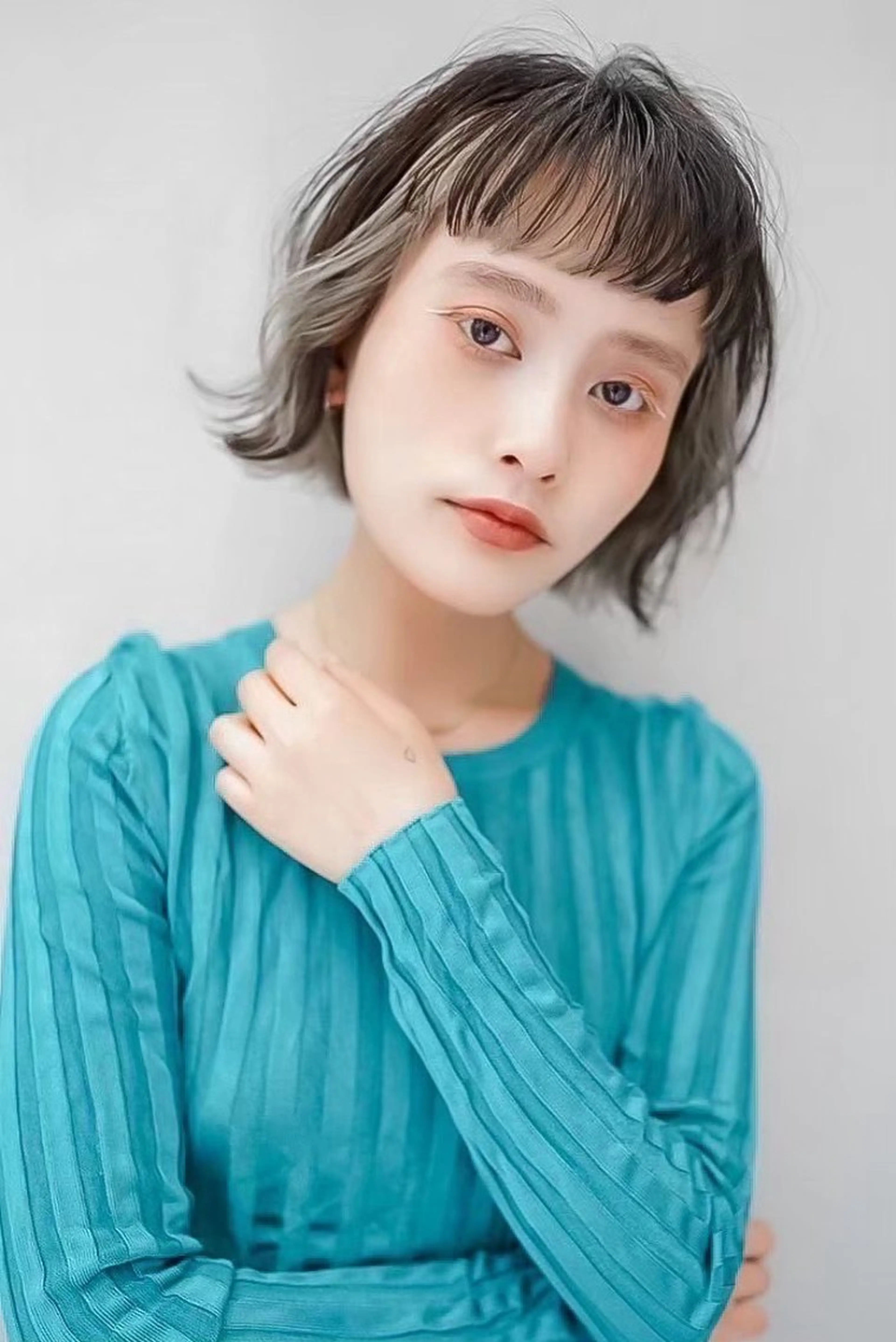 ミディアム カラー ヘアカラー トリートメント 🐈SHUSEI🐾 【GEEKS】のヘアスタイル