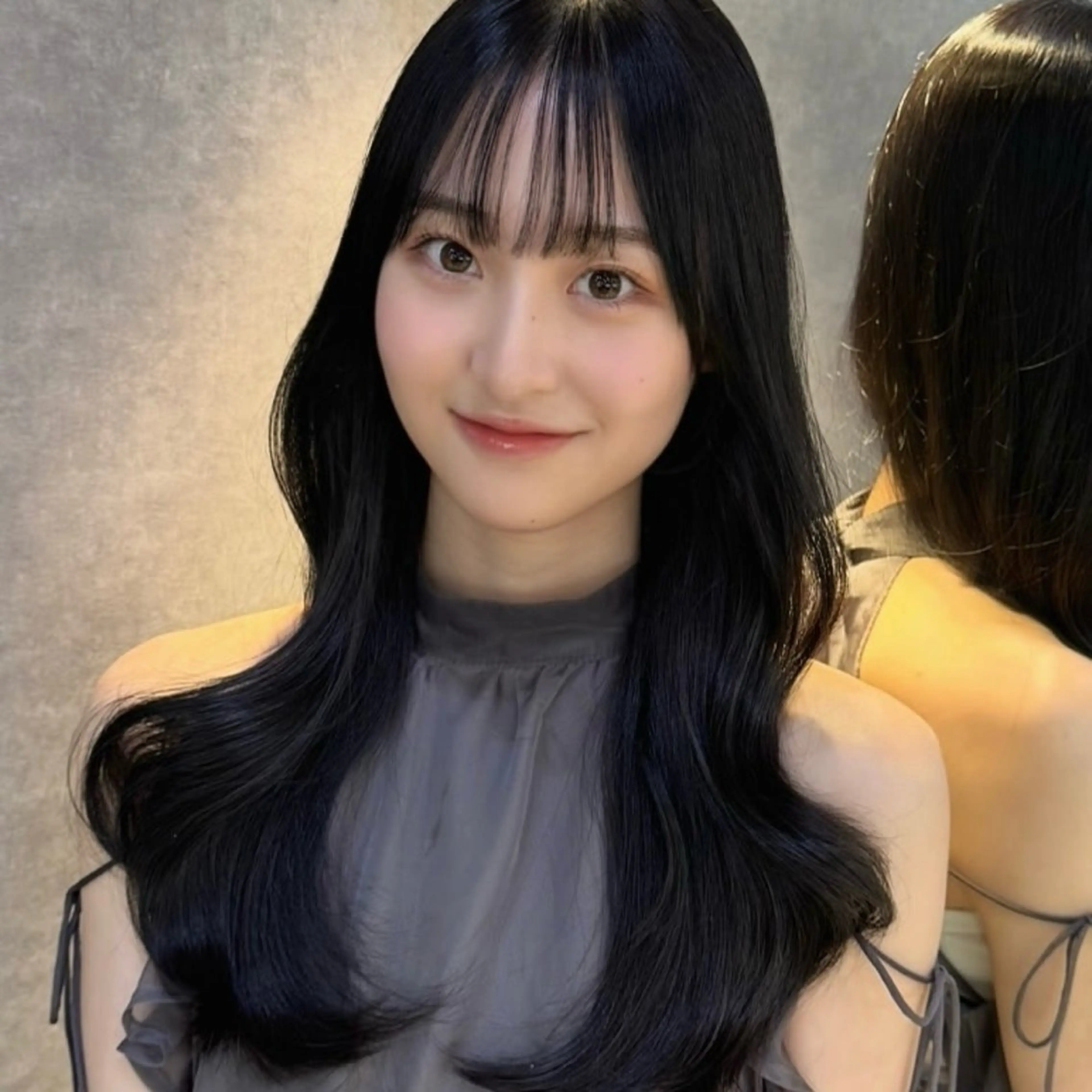 ロング レイヤー/縮毛矯正 🌹大人韓国 芹奈のヘアスタイル