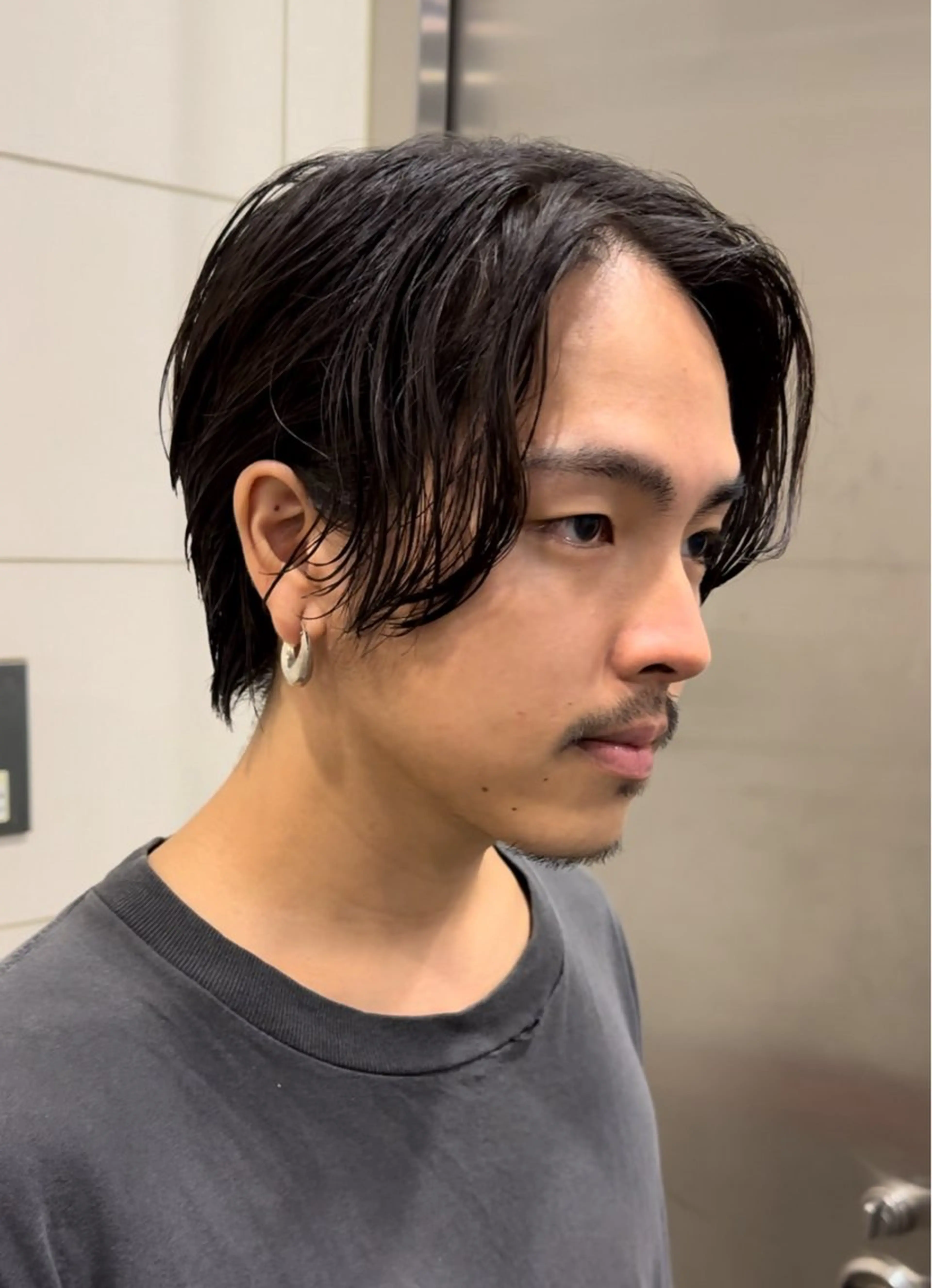 ショート パーマ メンズ カット パーマ GO TODAY シェアサロン心斎橋edel店所属・【メンズ特化美容師】 岩城　昇悟のヘアスタイル