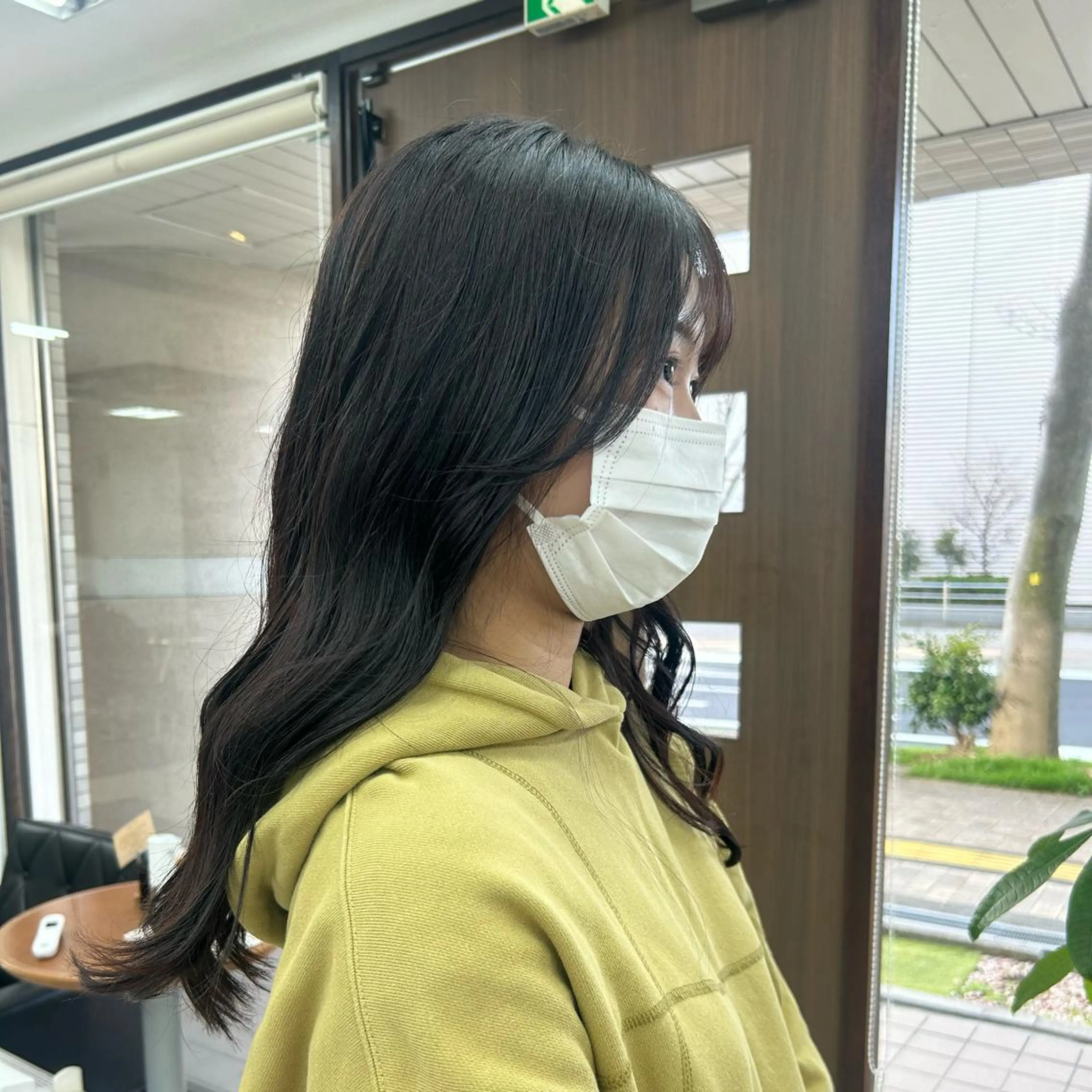 ロング カット トリートメント ダブルカラー/韓国 ヘア/さわのあかねのヘアスタイル