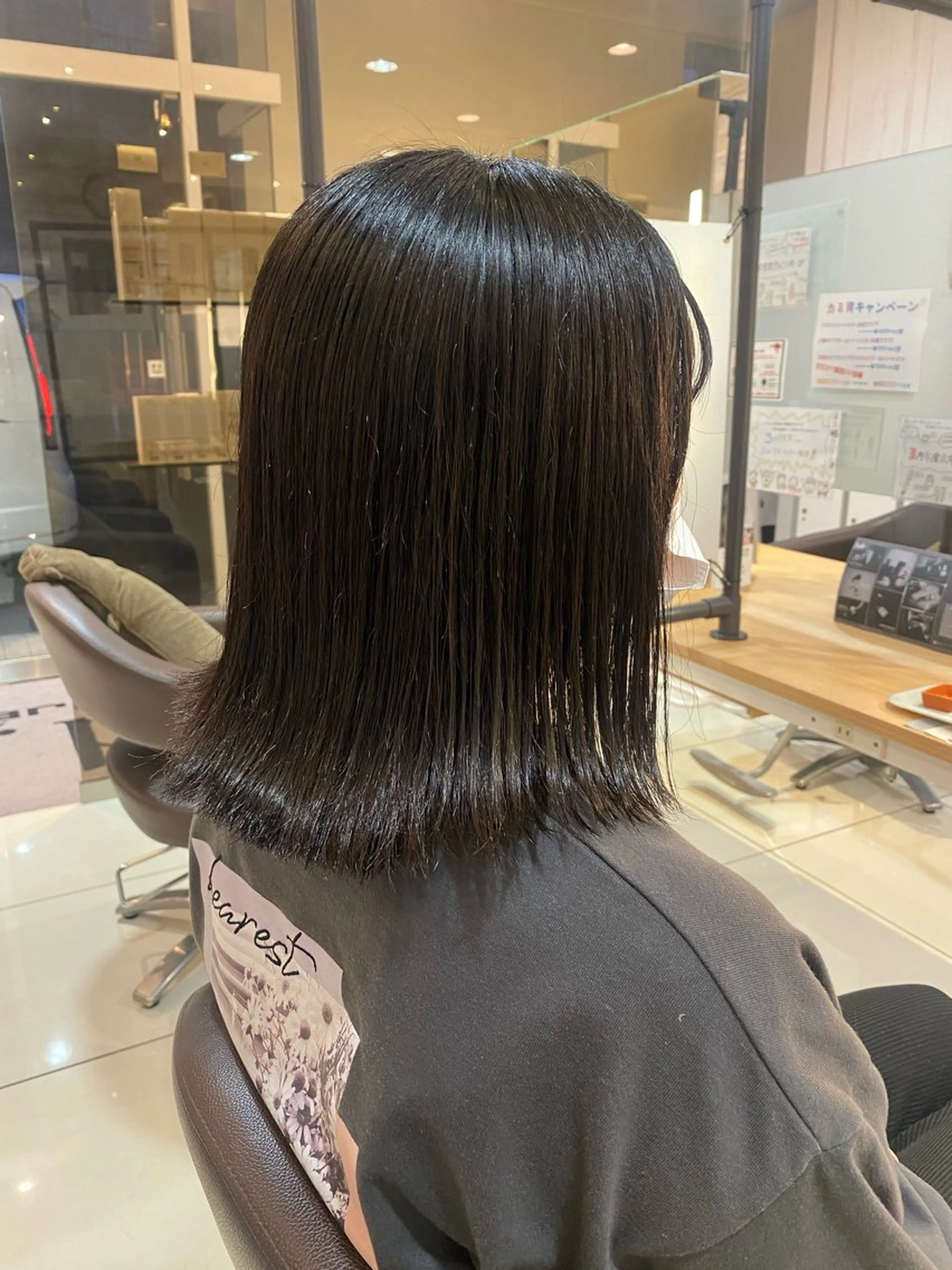 ミディアム カラー ブラウンカラー 外ハネヘア カット ヘアカラー トリートメント 波巻き/メンズ/ ショート/☆いとみなのその他イメージ