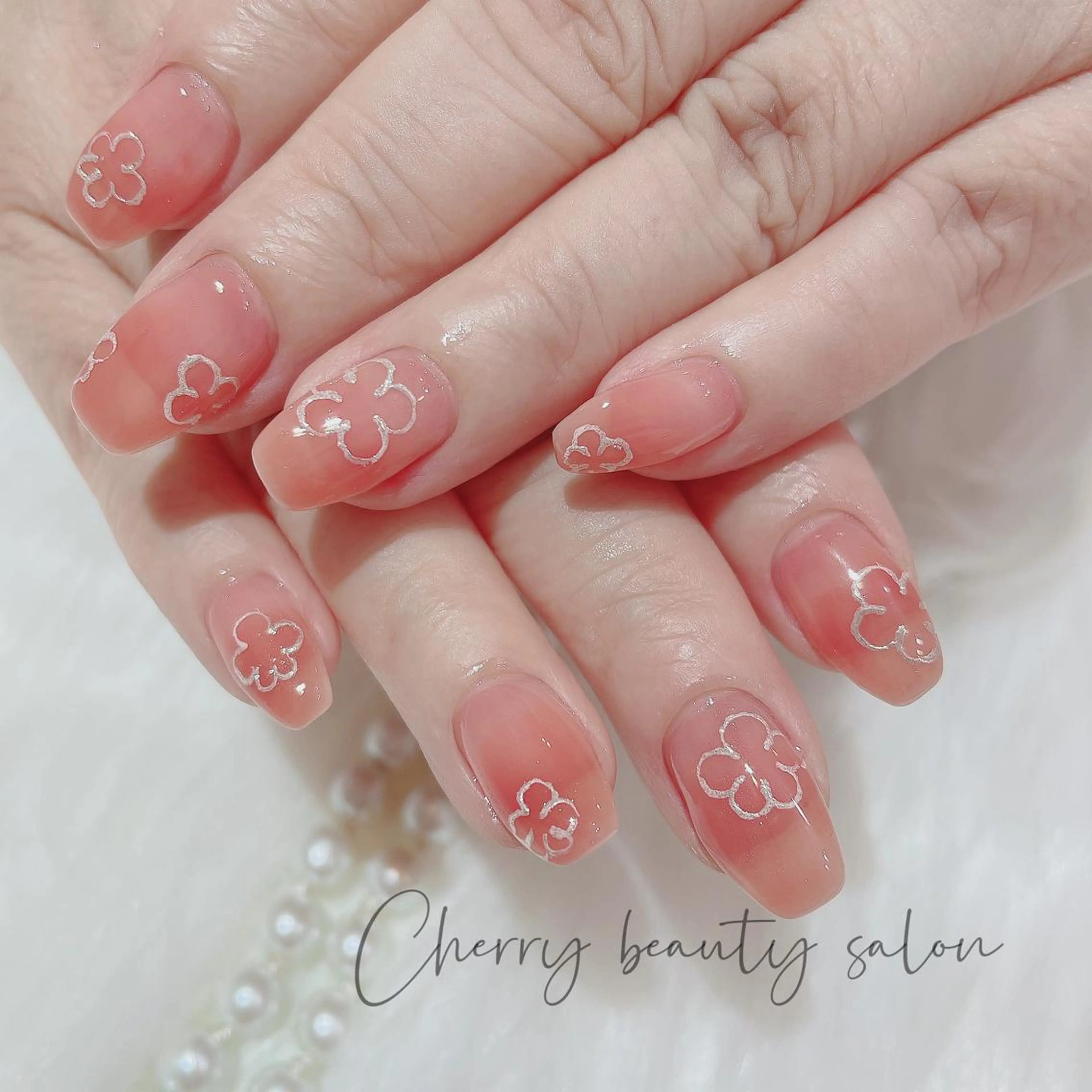 ネイル ハンドネイル ハンドケア SAKURA 🍒のネイルデザイン