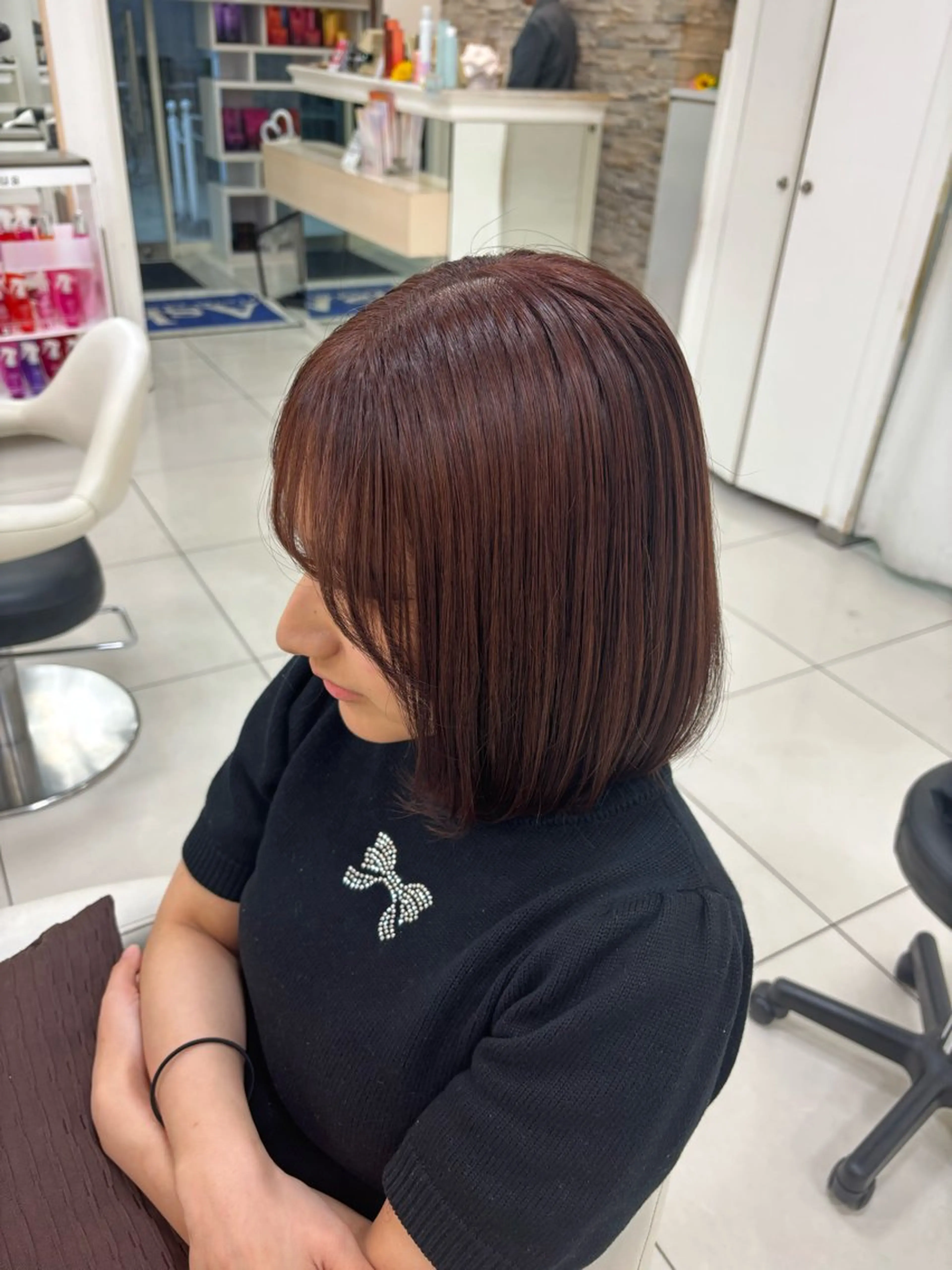 ミディアム カラー ヘアカラー 🫧Ash 小岩店 ハセベ🫧のヘアスタイル