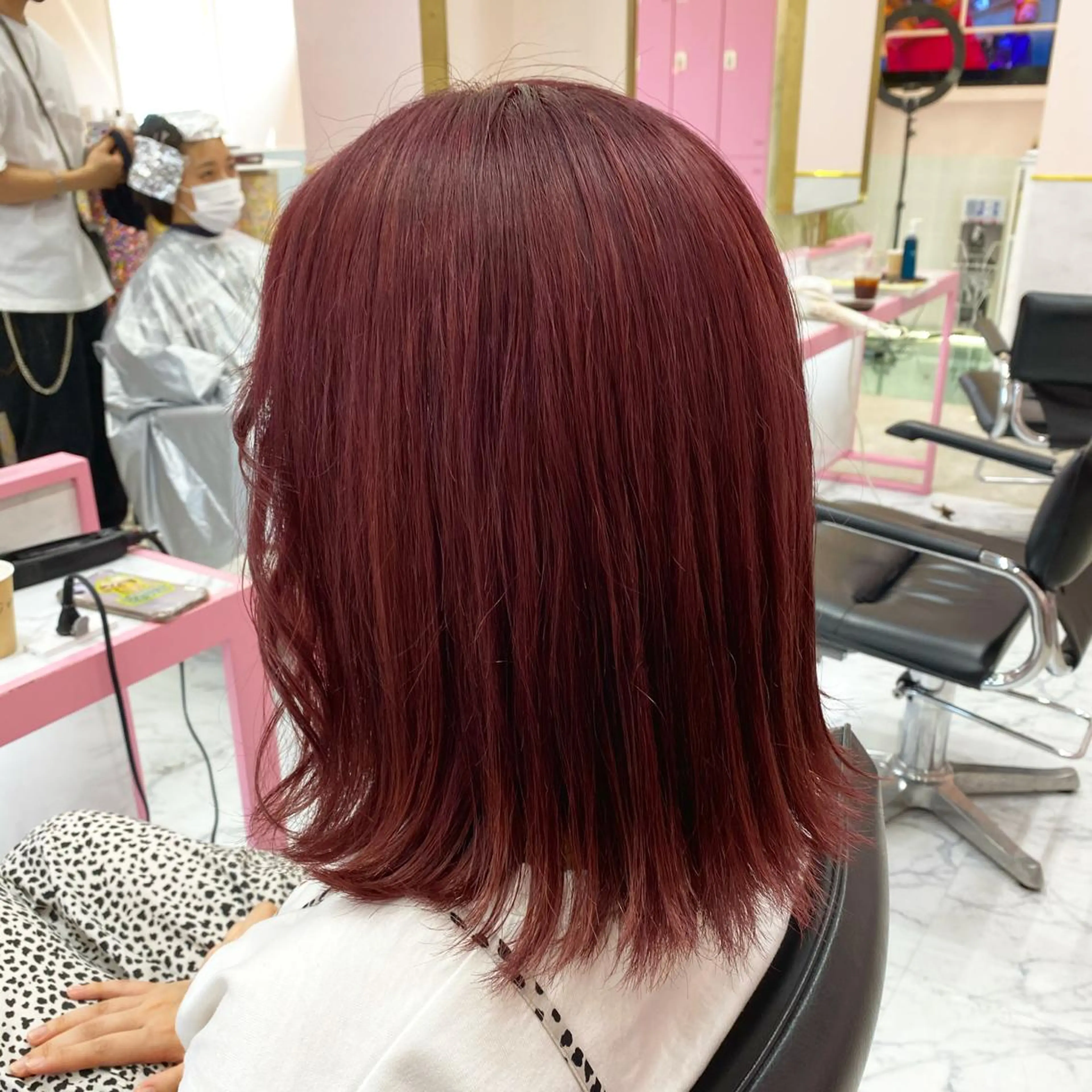 ミディアム カラー ヘアアレンジ ヘアカラー SALOWIN横浜所属・𓍯韓国style/ 髪質改善𓍯中村和希のヘアスタイル