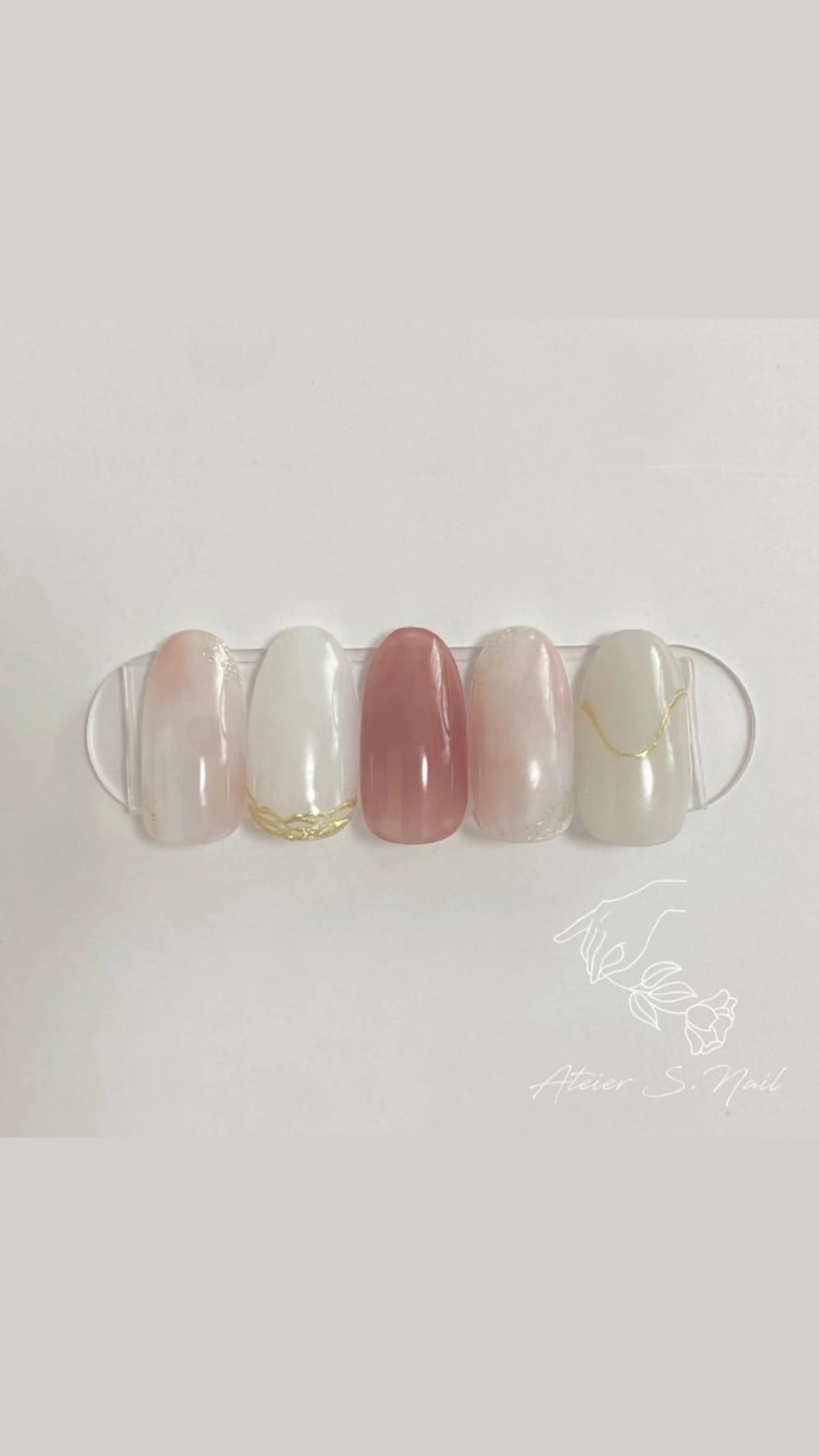 ネイル ニュアンスネイル Atelier S.nailのネイルデザイン