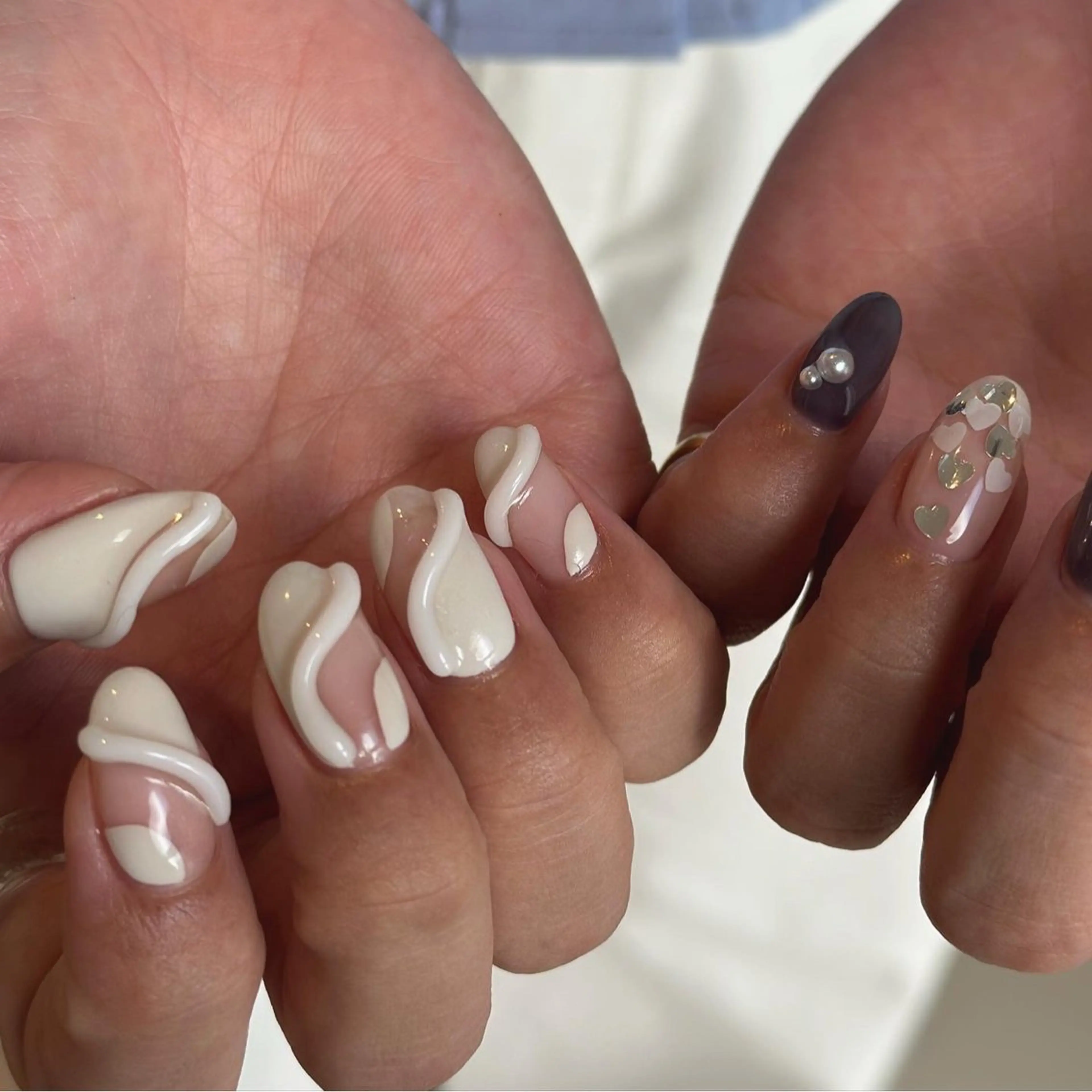 ネイル ハンドネイル Flow nail所属・山本 七海のネイルデザイン