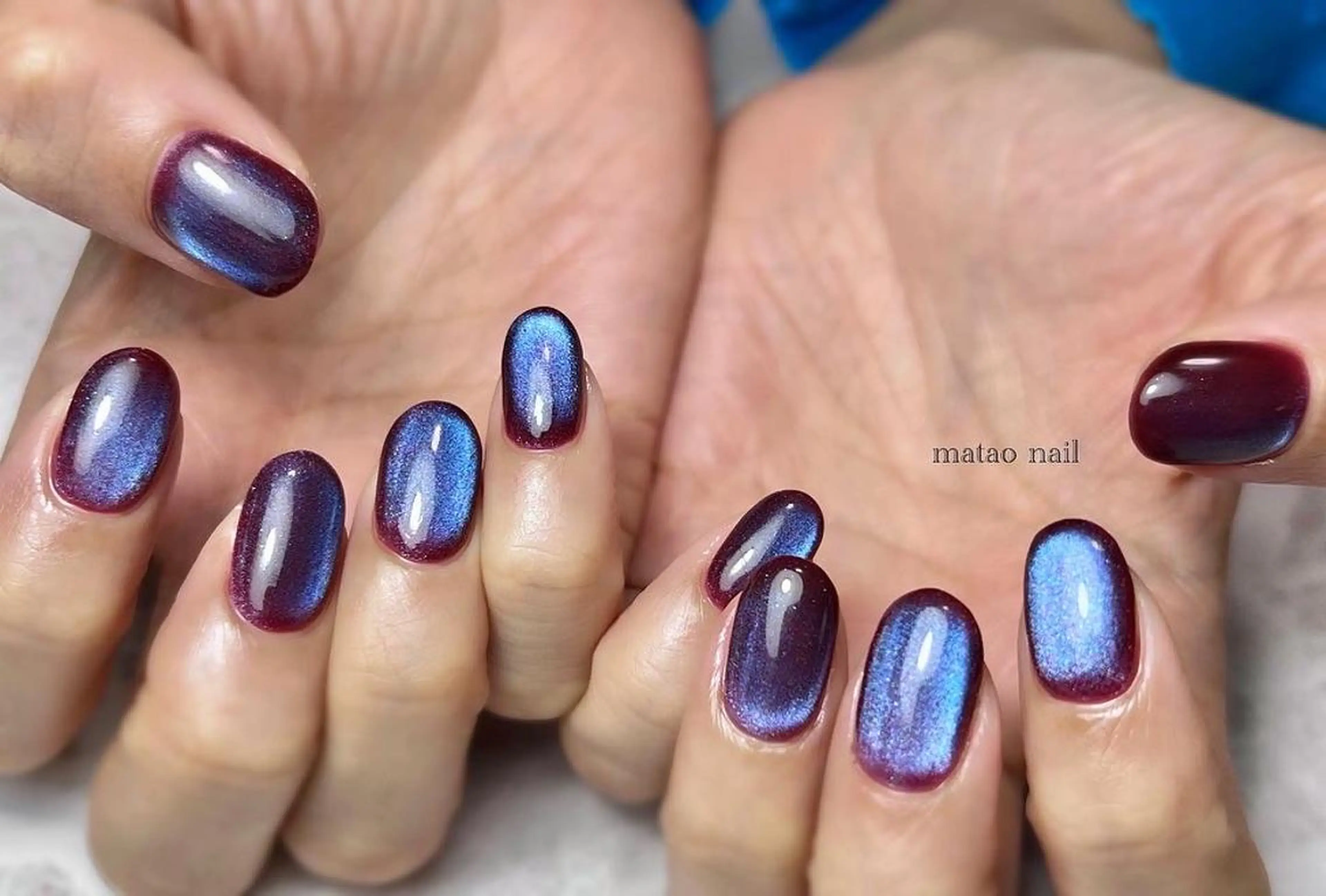 ネイル マグネットネイル ハンドネイル フットネイル matao nailのネイルデザイン
