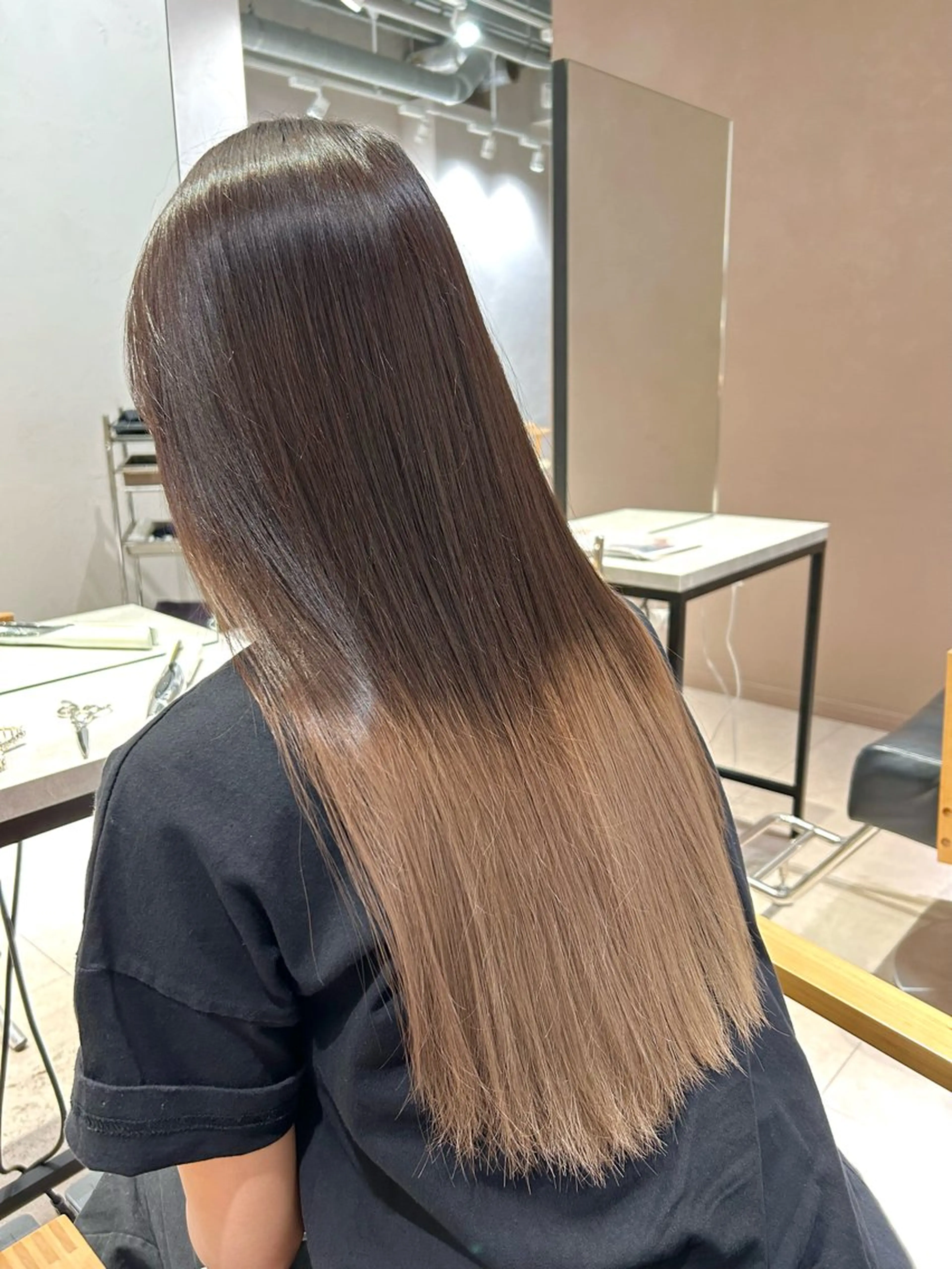 ロング ‪広瀬快斗／縮毛矯正 /似合わせカラー🌱のヘアスタイル