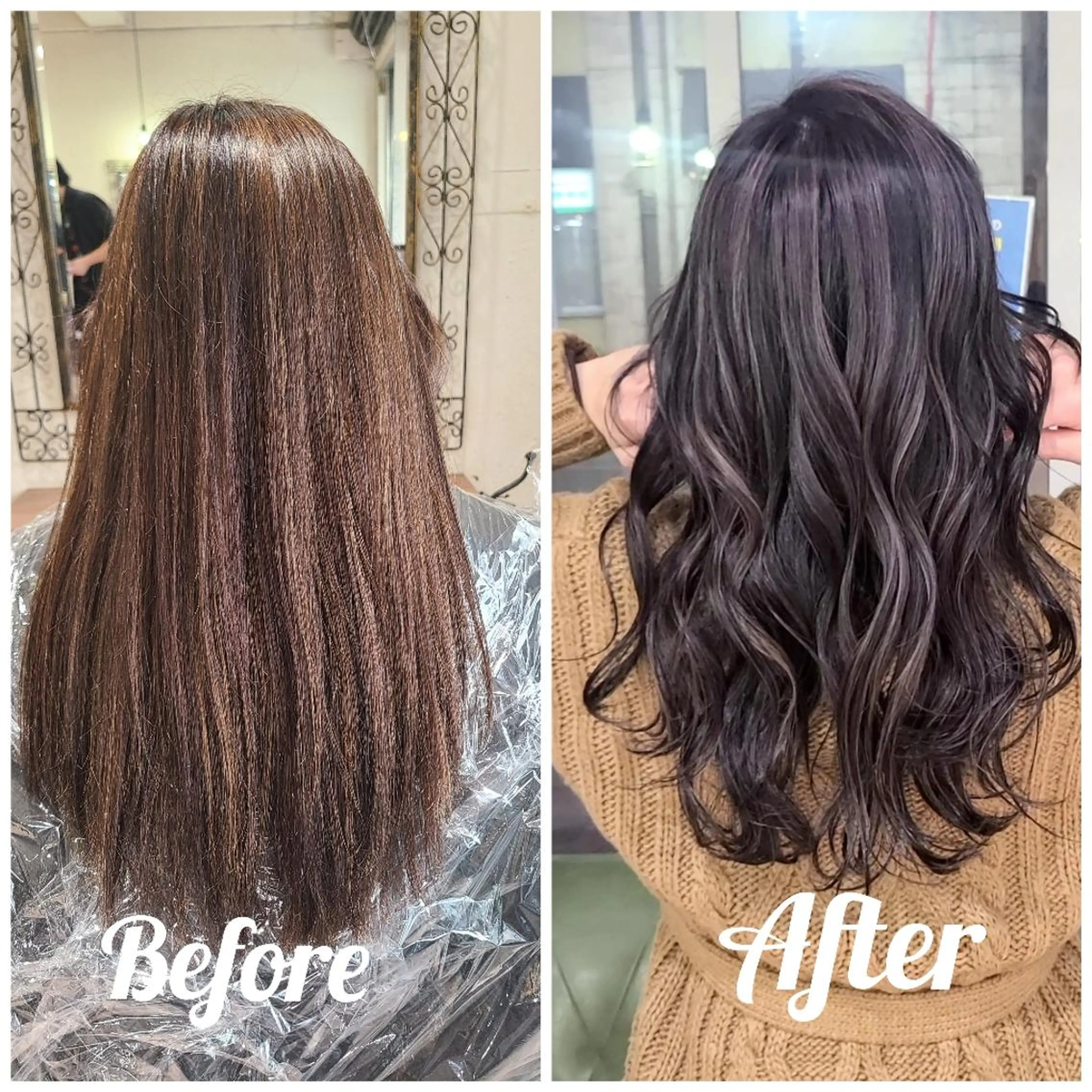 ロング カラー ヘアカラー cherie所属・バレイヤージュ/ ハイライト特化大内格のヘアスタイル