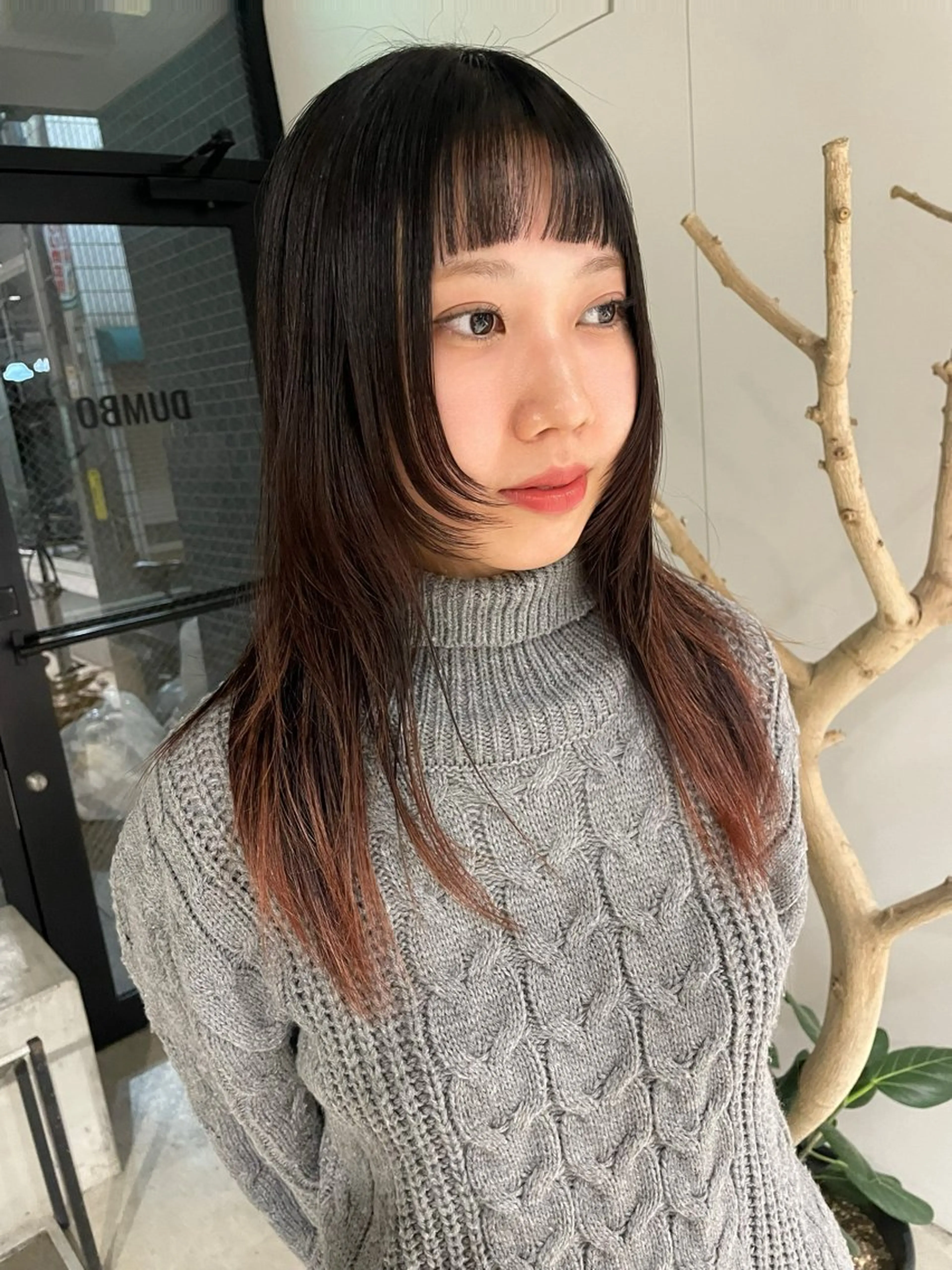 ロング レイヤーカット ユウナ🎀暖色/オリ ーブカラー/レイヤーのヘアスタイル
