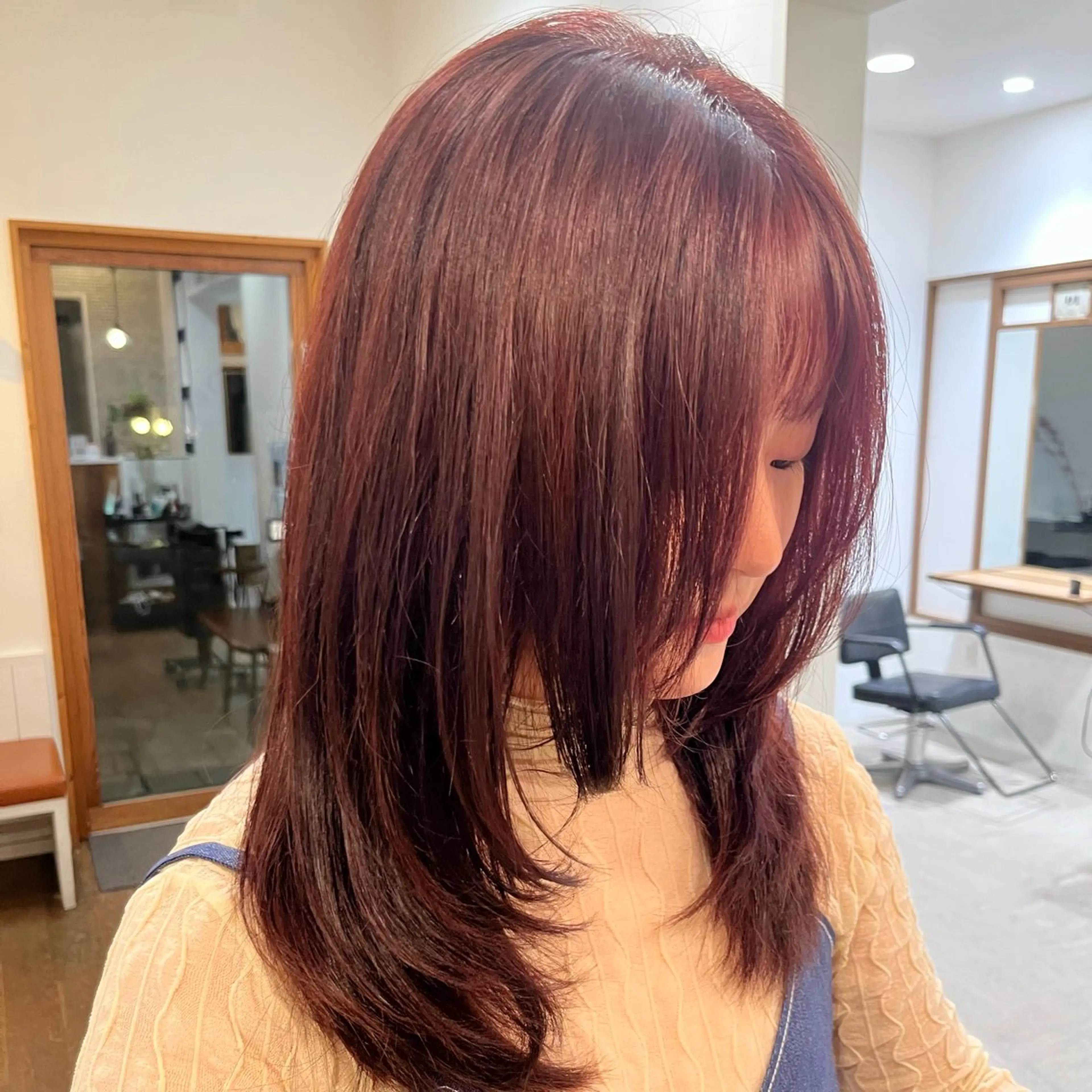 ロング カラー ヘアアレンジ ブリーチ トリートメント ヘアカラー トリートメント 無料カットモデル‪✨ ✂️Nanami🌷のヘアスタイル