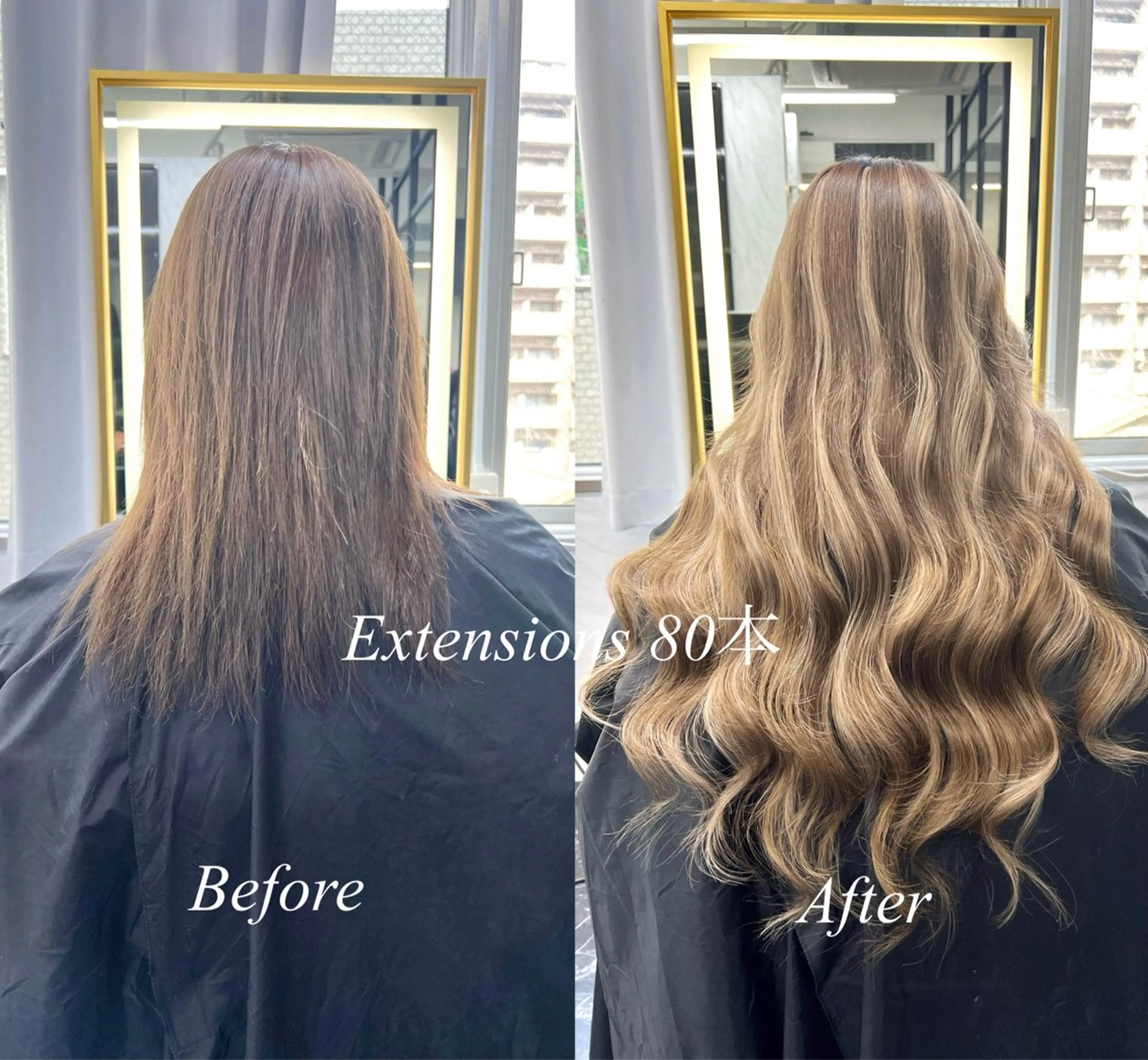 ロング カラー シールエクステ ハイトーンカラー エクステ ヘアカラー エクステ シールエクステ特化 ハイトーン、NANAのヘアスタイル