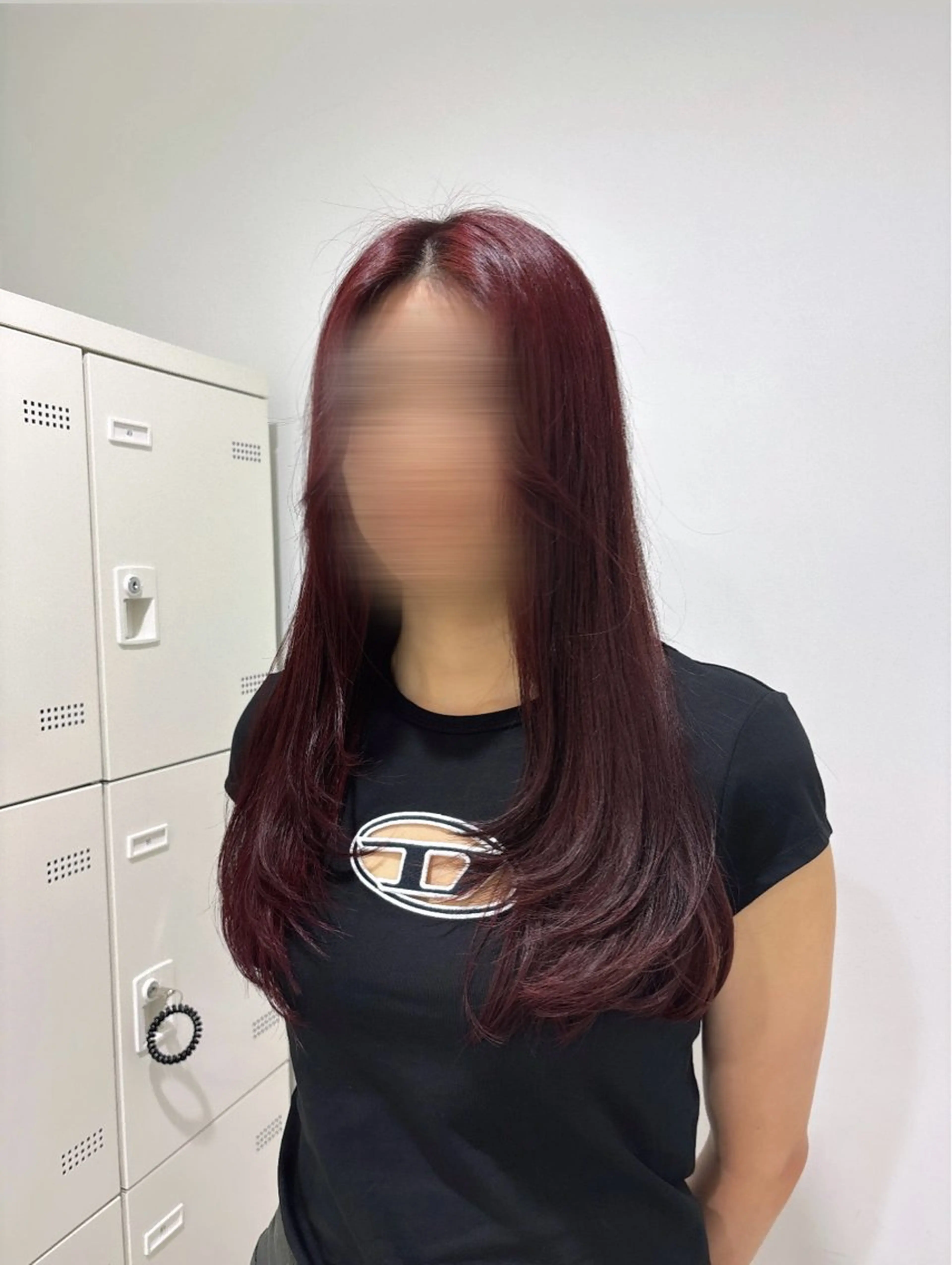 ロング 韓国風ヘア レイヤーカット パーマモデル募集💖 まなみのヘアスタイル