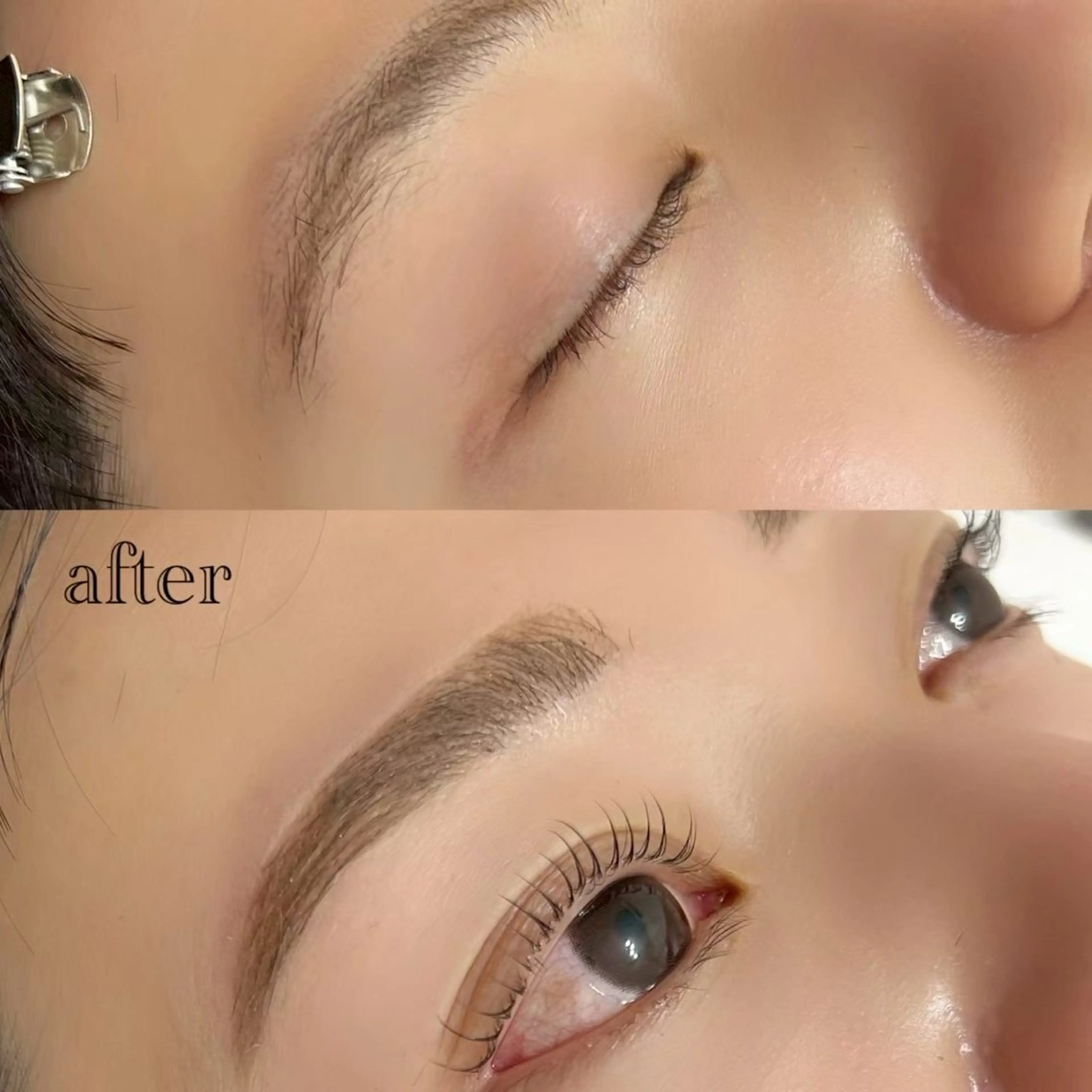 アイブロウ 眉毛ワックス脱毛 ワックス脱毛 眉カット まつ毛と眉毛の専門店　オクターブ福岡店所属・浦辺 ひろみのマツエク・マツパデザイン