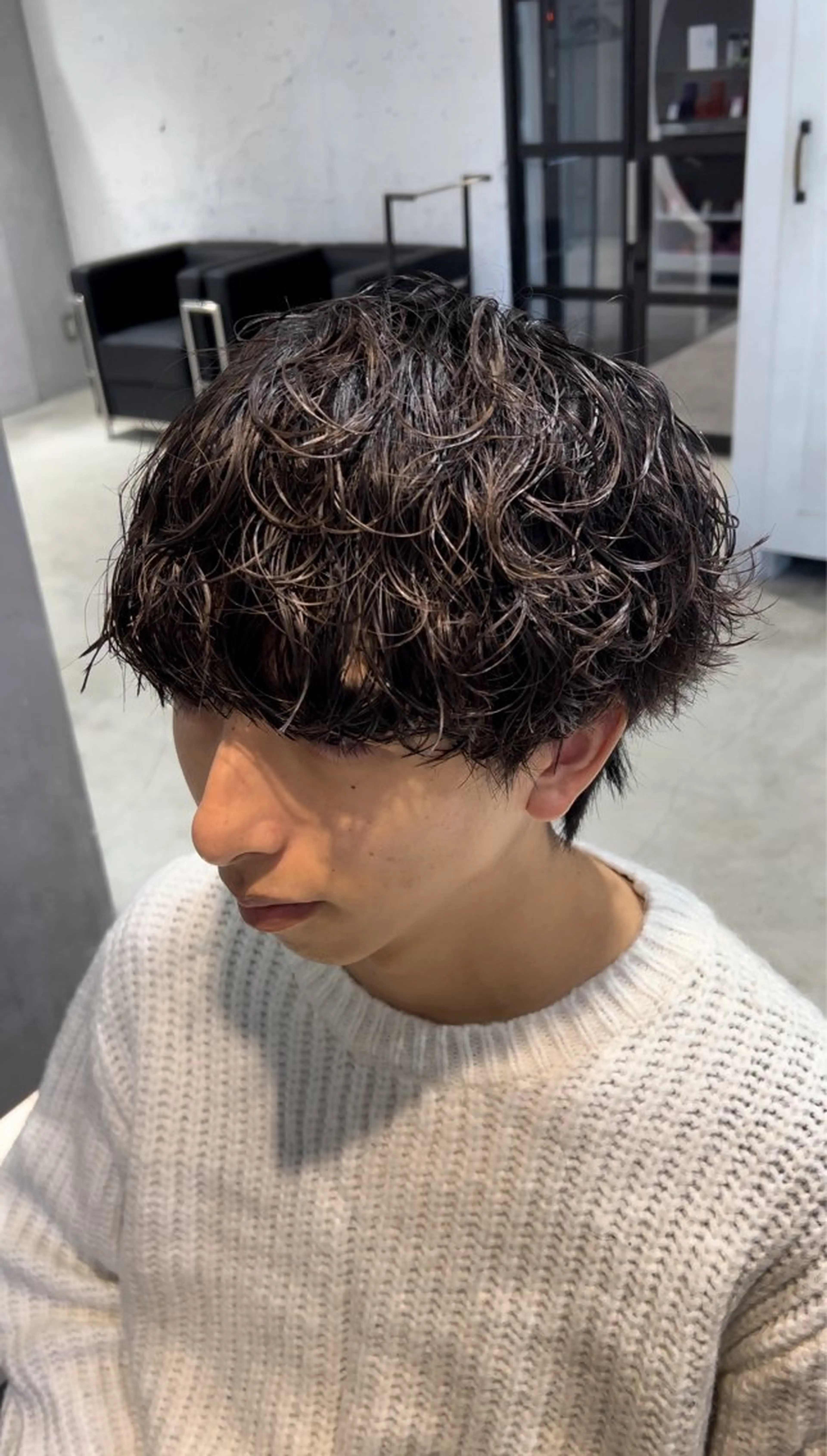 パーマ メンズ メンズパーマ カット パーマ トリートメント 韓国ヘアダウンパーマ シャドウパーマ/航太のヘアスタイル