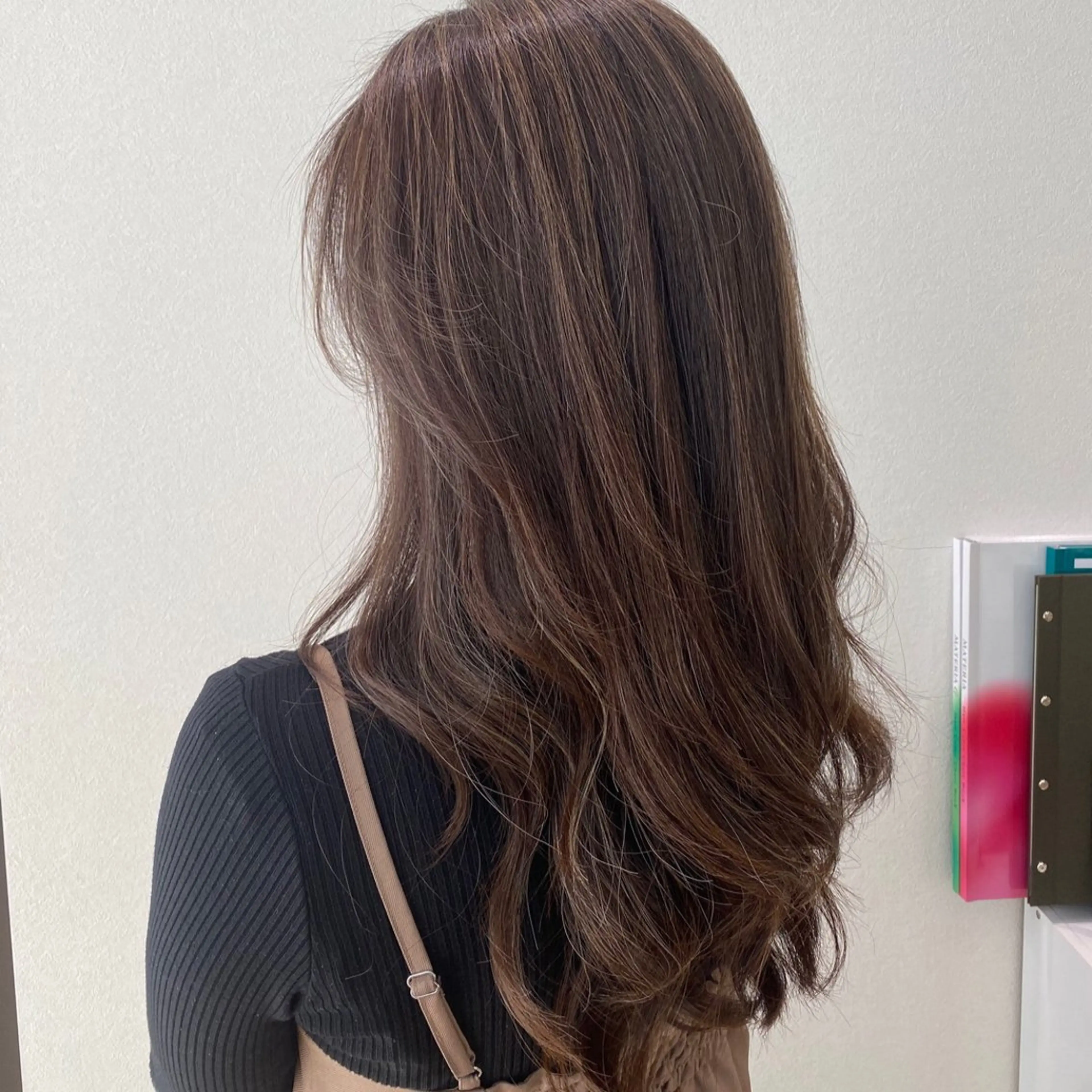 ロング カラー カット ヘアカラー 滝口 瑞季のヘアスタイル