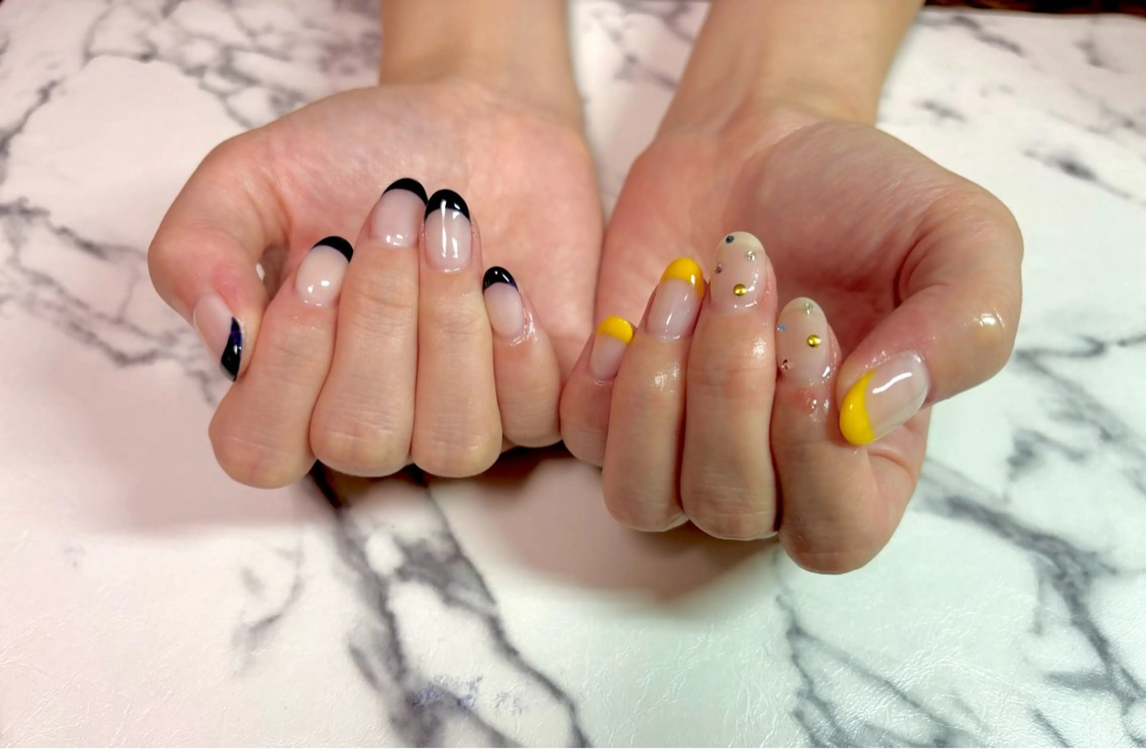 ネイル フレンチネイル 夏ネイル mimimi nail所属・I. MITSUKIのネイルデザイン