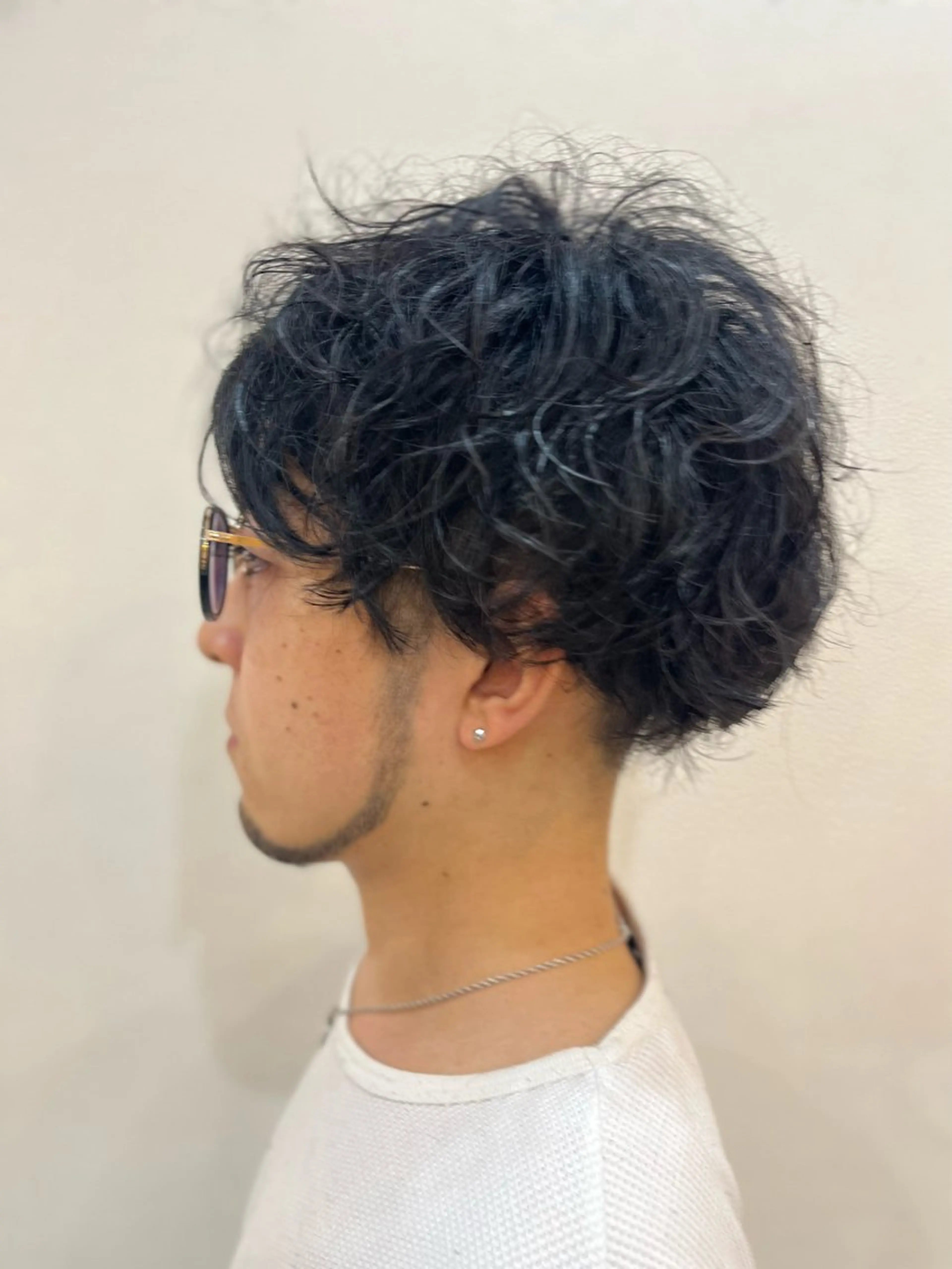 ショート パーマ メンズ カット パーマ トリートメント トータルビューティー K:R鶴川のヘアスタイル