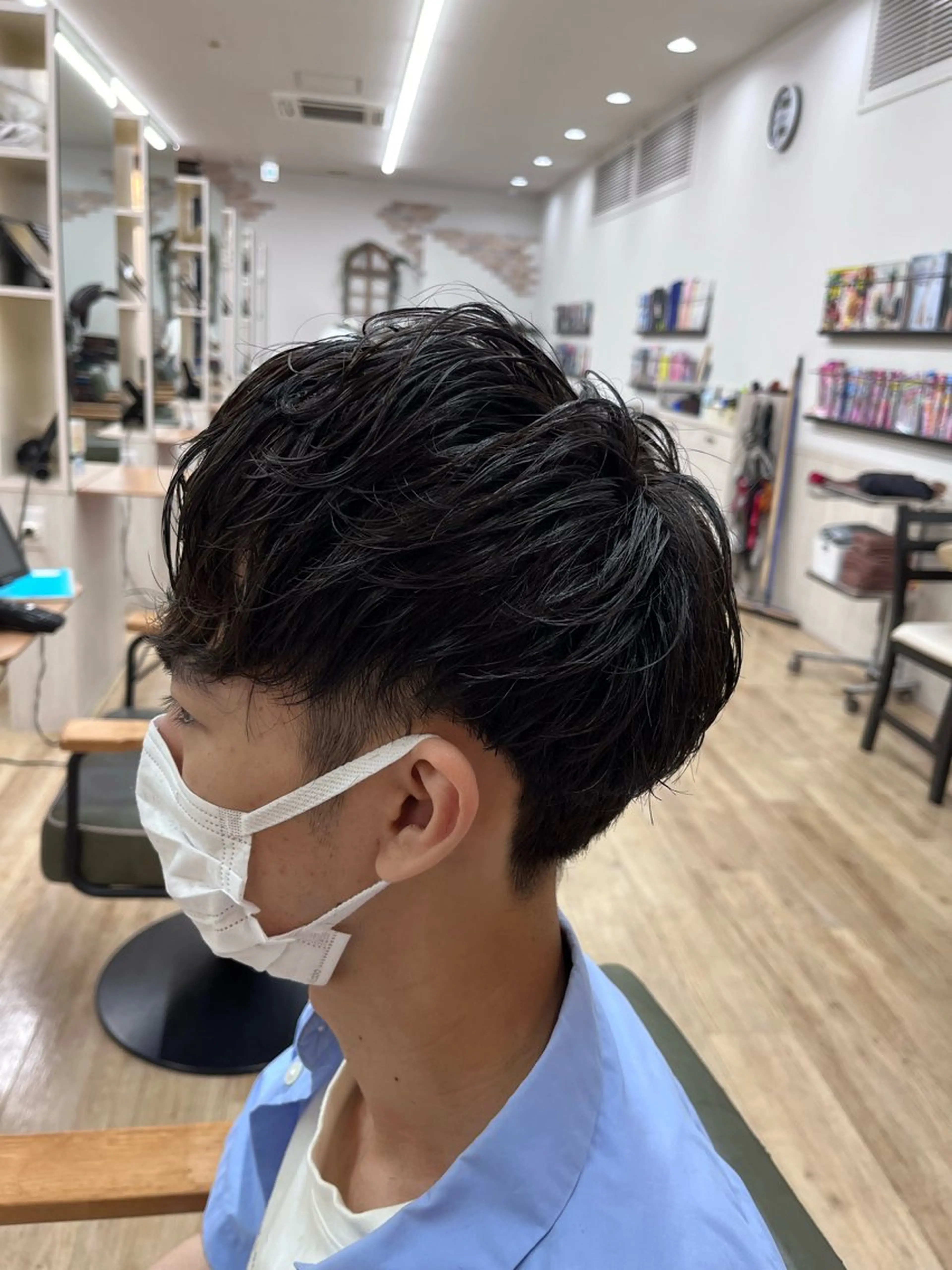 メンズ メンズパーマ セミjrスタイリスト /田尾凌雅のヘアスタイル