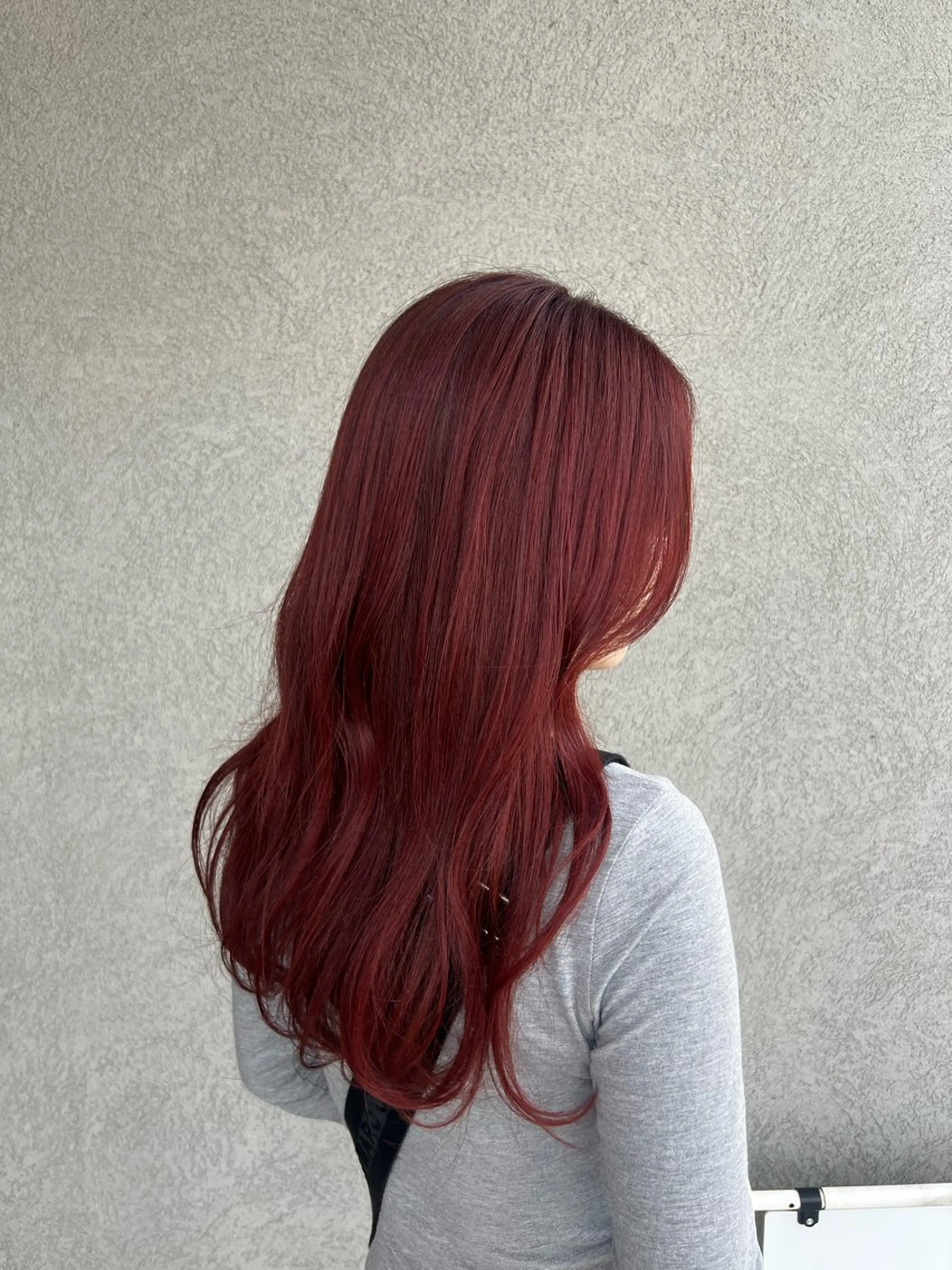 ロング カラー カット 浅岡 みちるのヘアスタイル