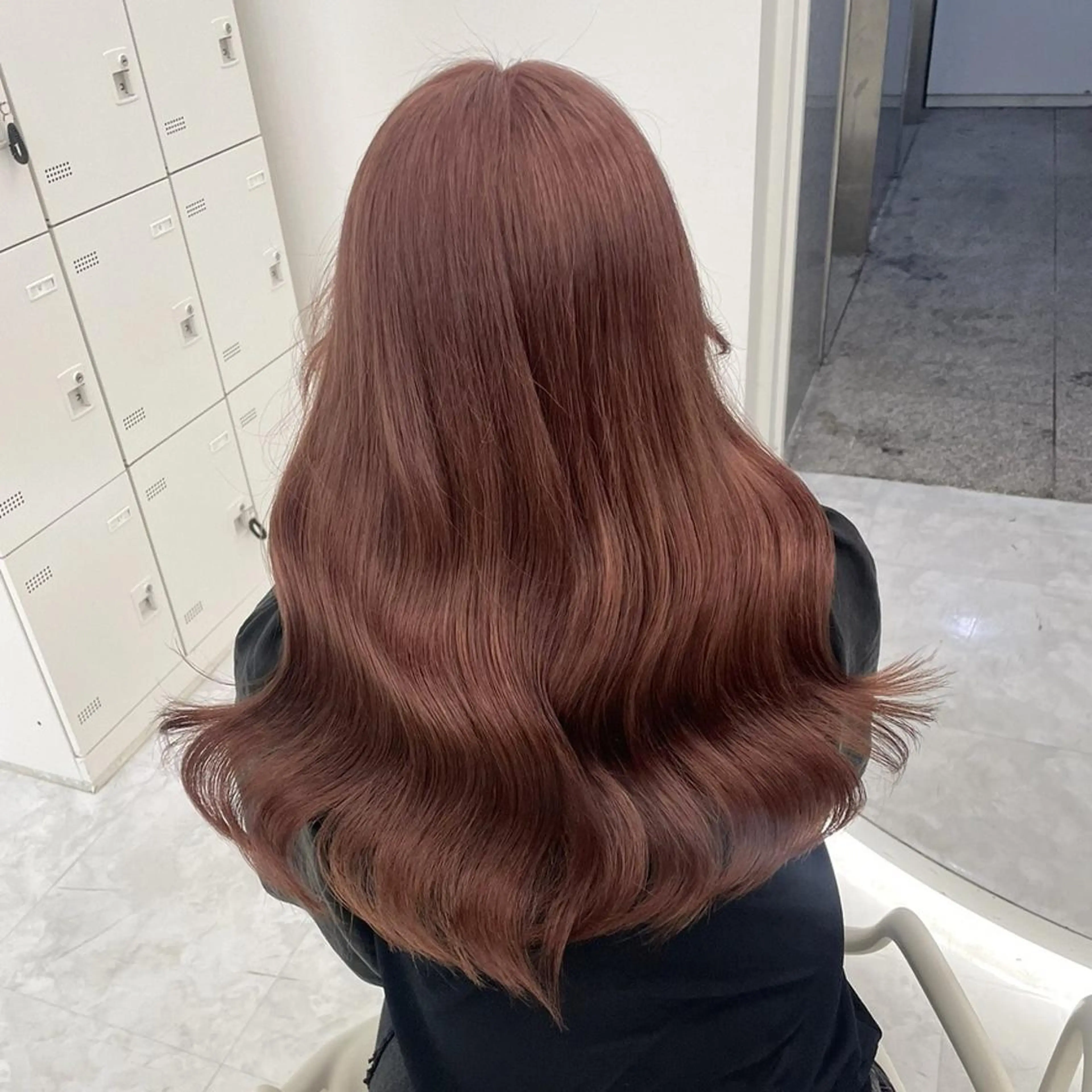 カラー 銀座DISCO🧸 透明感ブラウン🧸のヘアスタイル