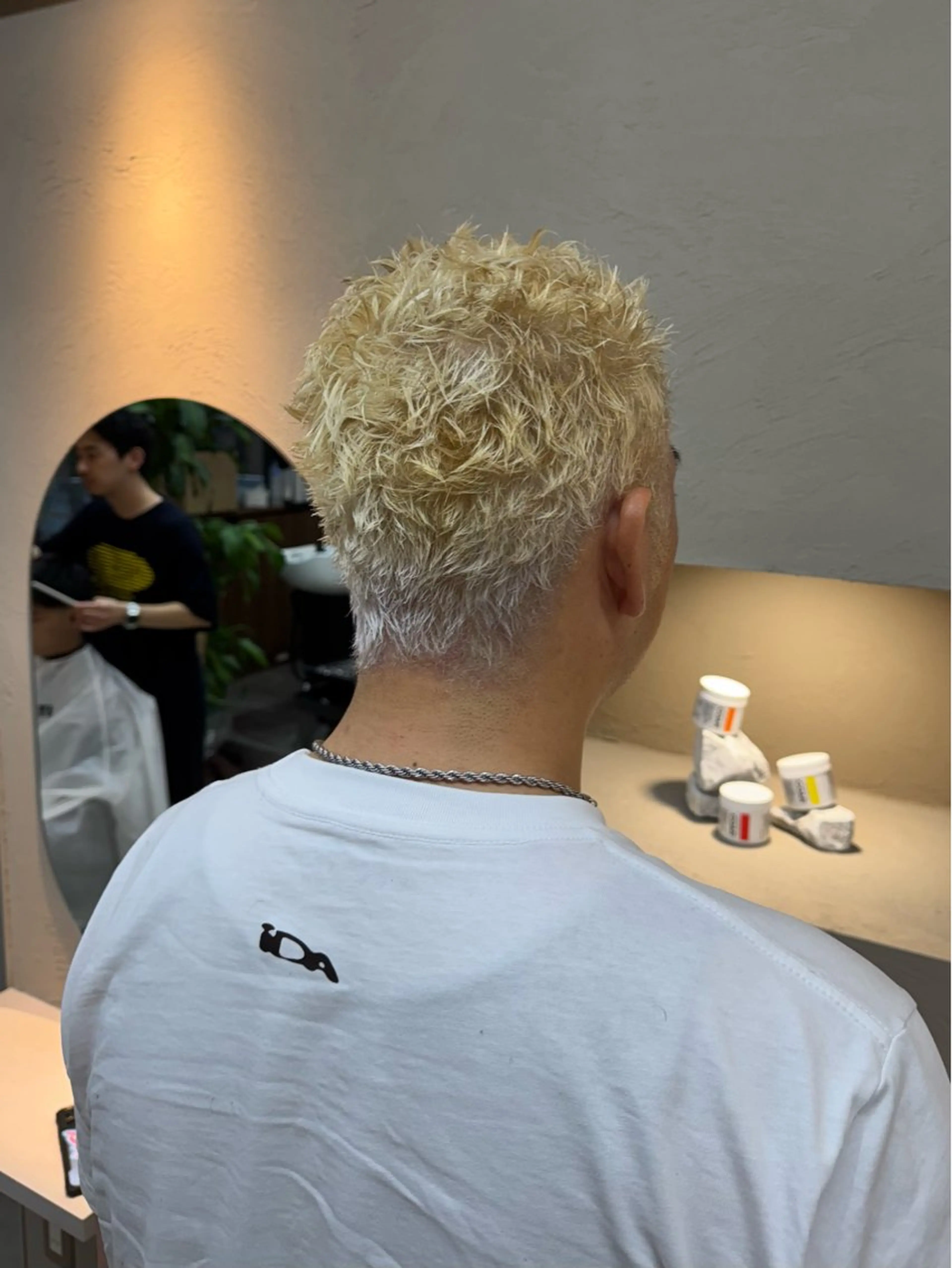 メンズ カット ヘアカラー パーマ STAND/ YUOO💈のヘアスタイル