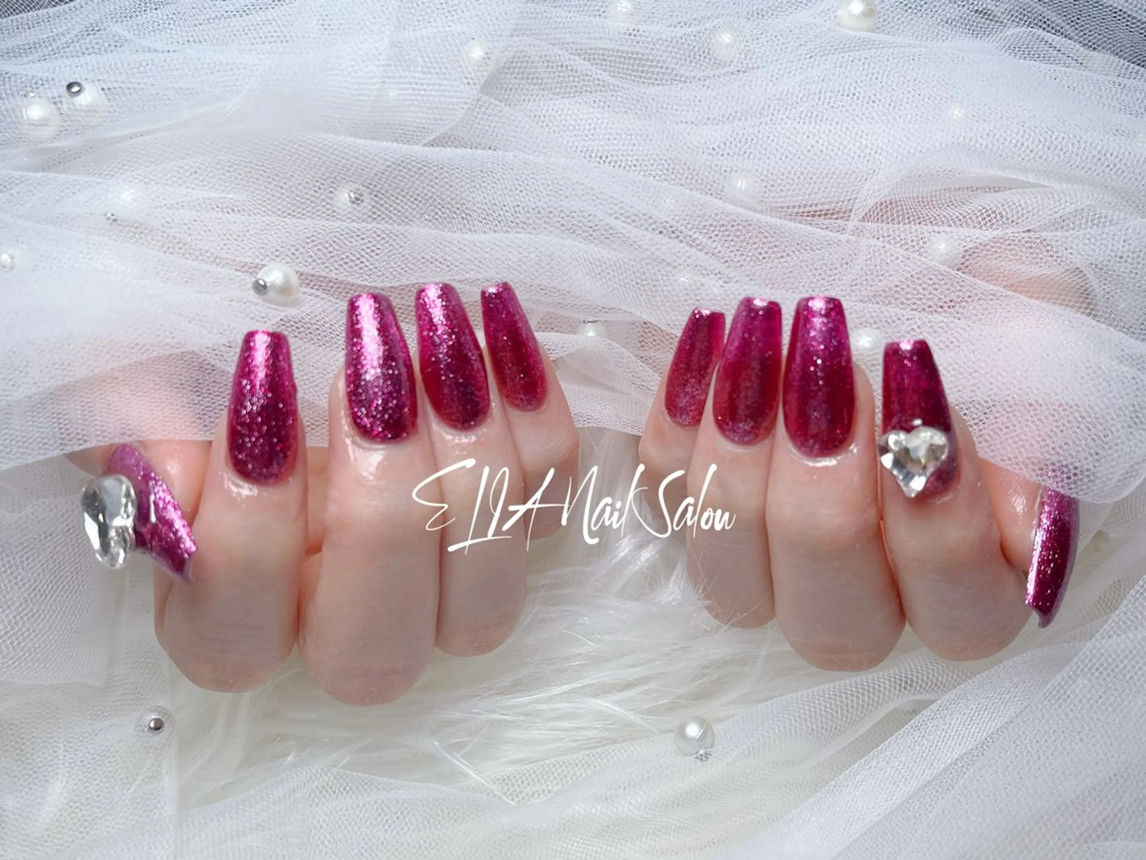 ミディアム ハンドネイル ELIA【エリア】 nailsalonのネイルデザイン