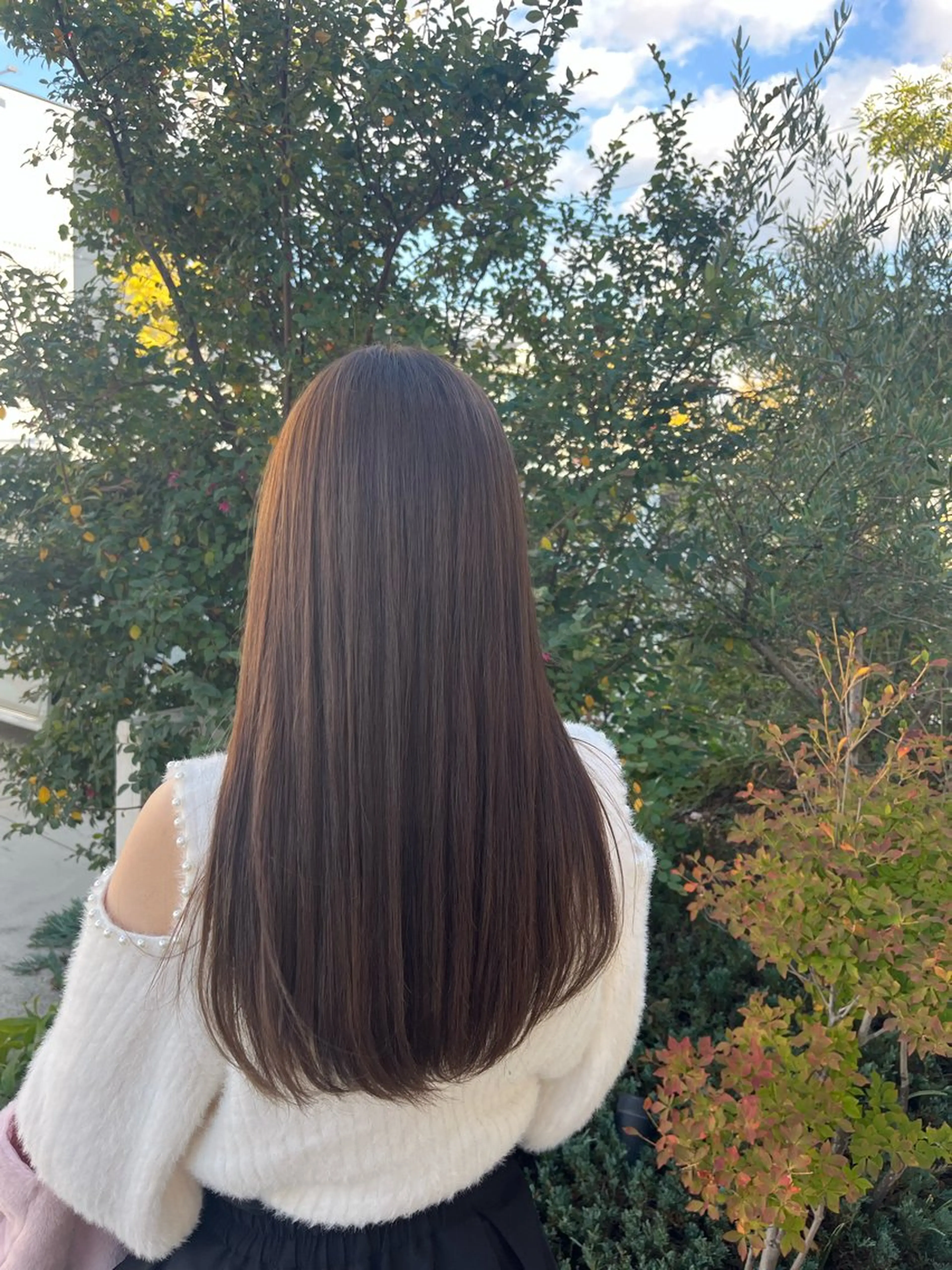 カラー ベージュカラー 山本 穂乃花のヘアスタイル