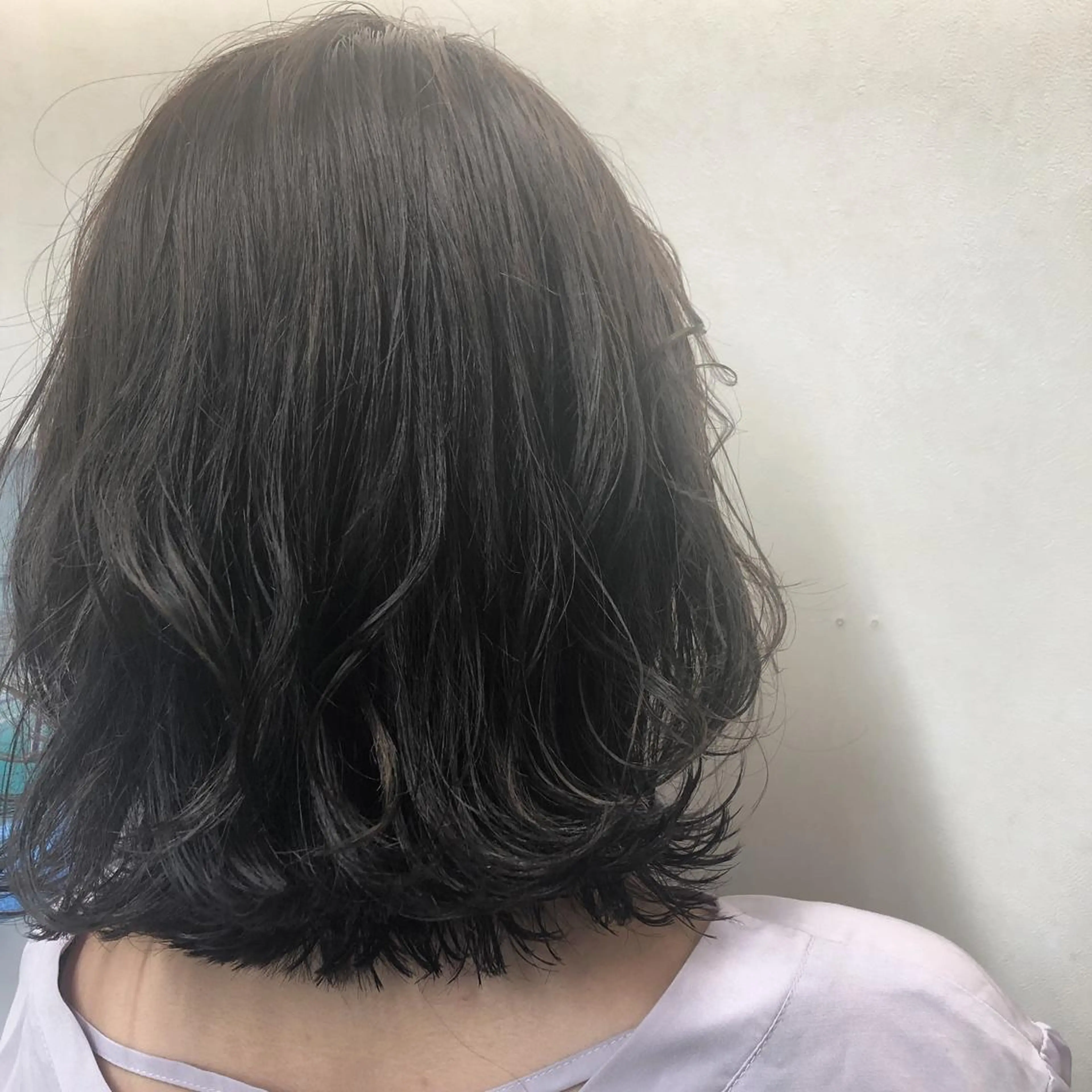 ミディアム カラー パーマ TOWA 野村　コウダイのヘアスタイル