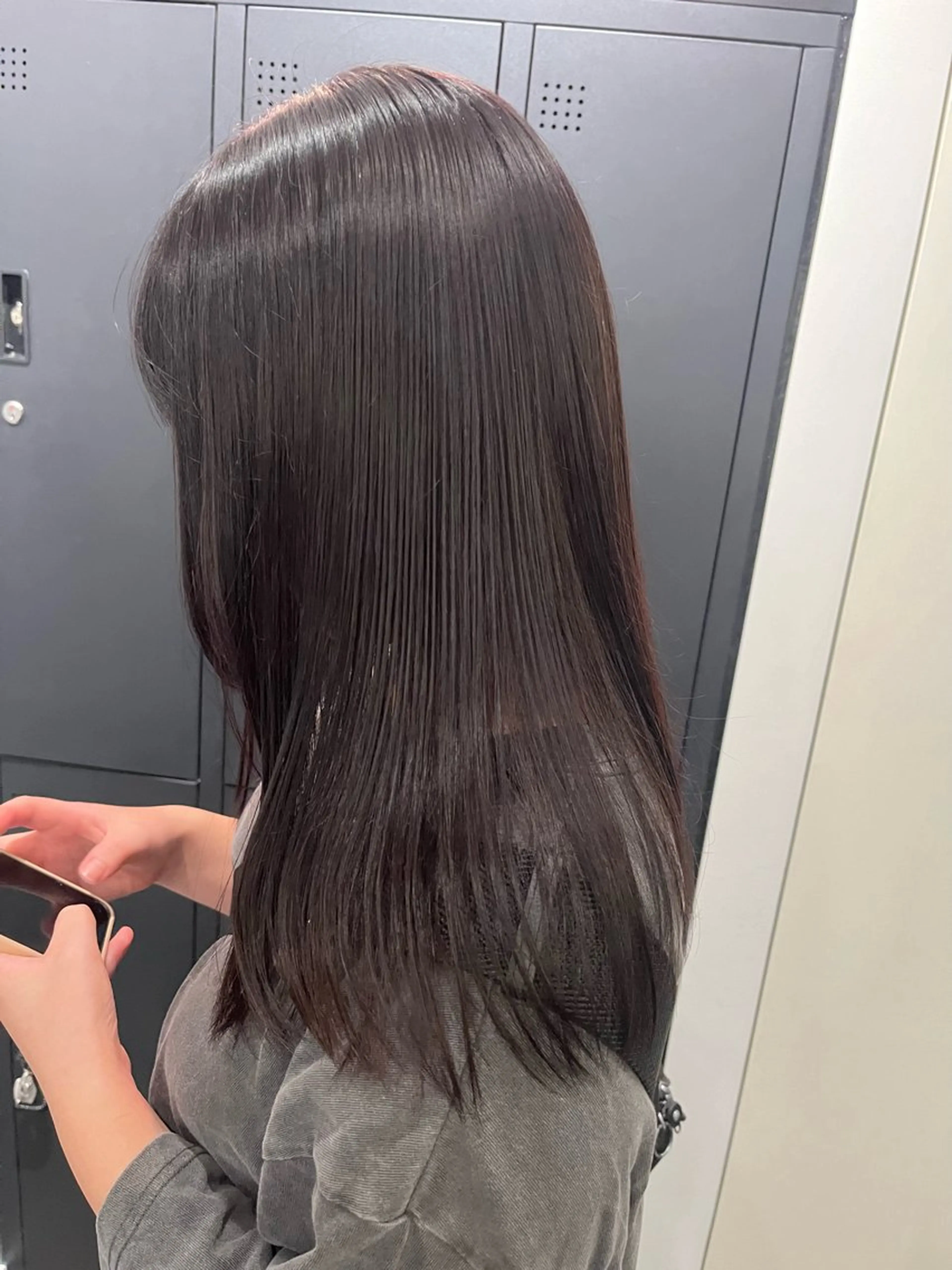 セミロング カラー ヘアカラー ダブルカラー🫐 /まゆ🎀のヘアスタイル