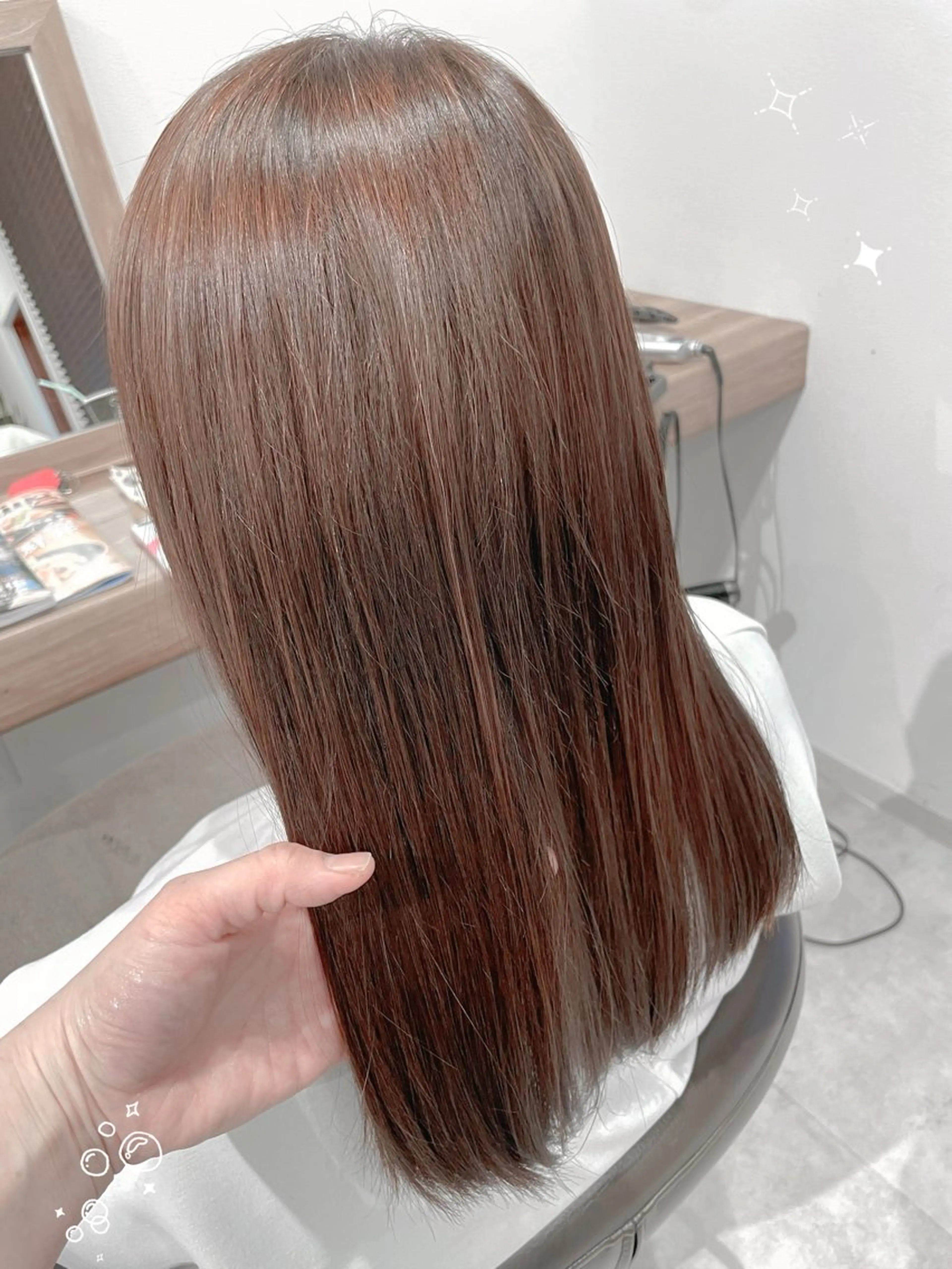 ロング パーマ カット 縮毛矯正 riddle hair(駒生)所属・山越 美裕樹のヘアスタイル