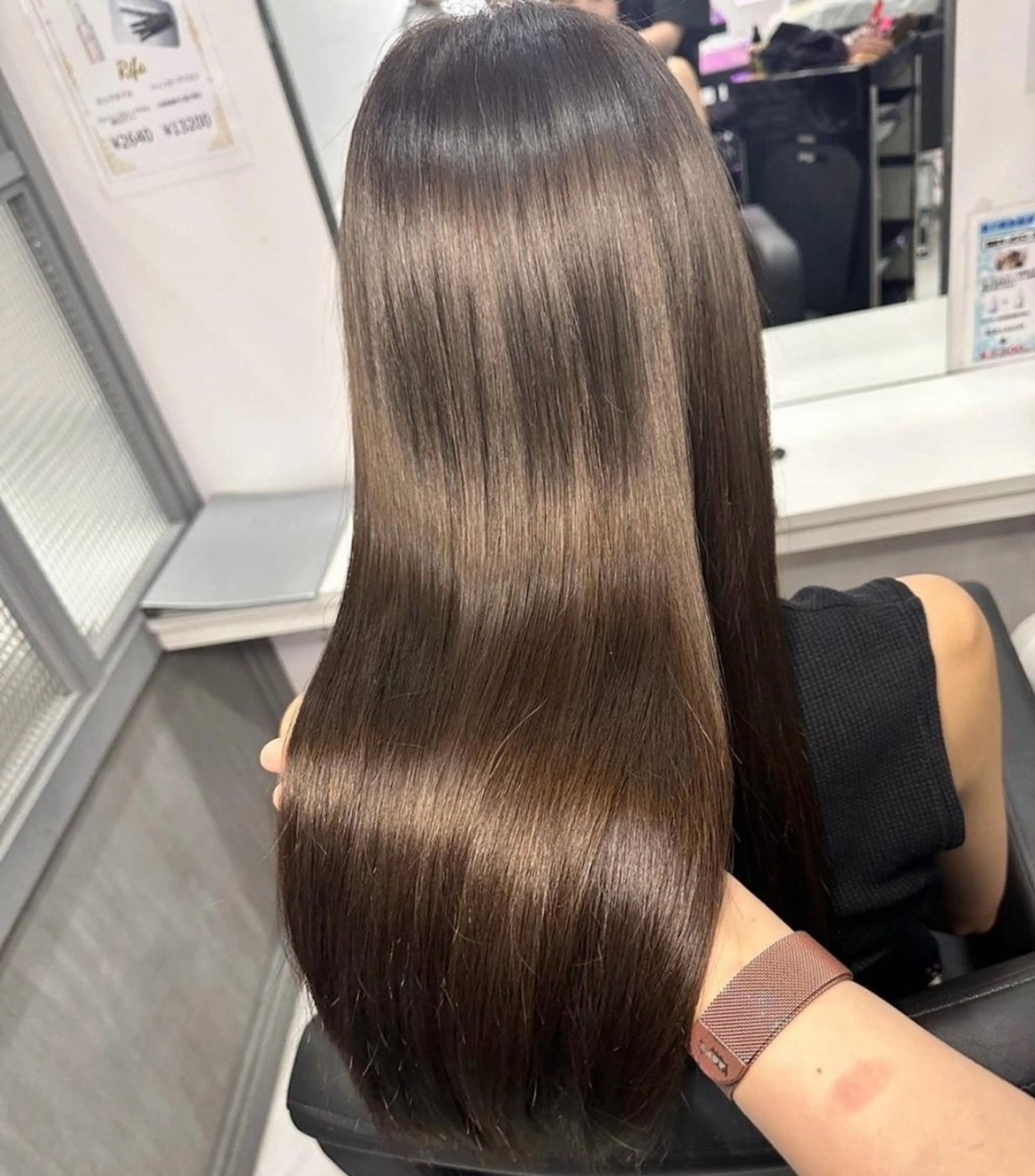 ロング カット ヘアカラー トリートメント 髪質改善 /美髪矯正🫧ゆたかのヘアスタイル