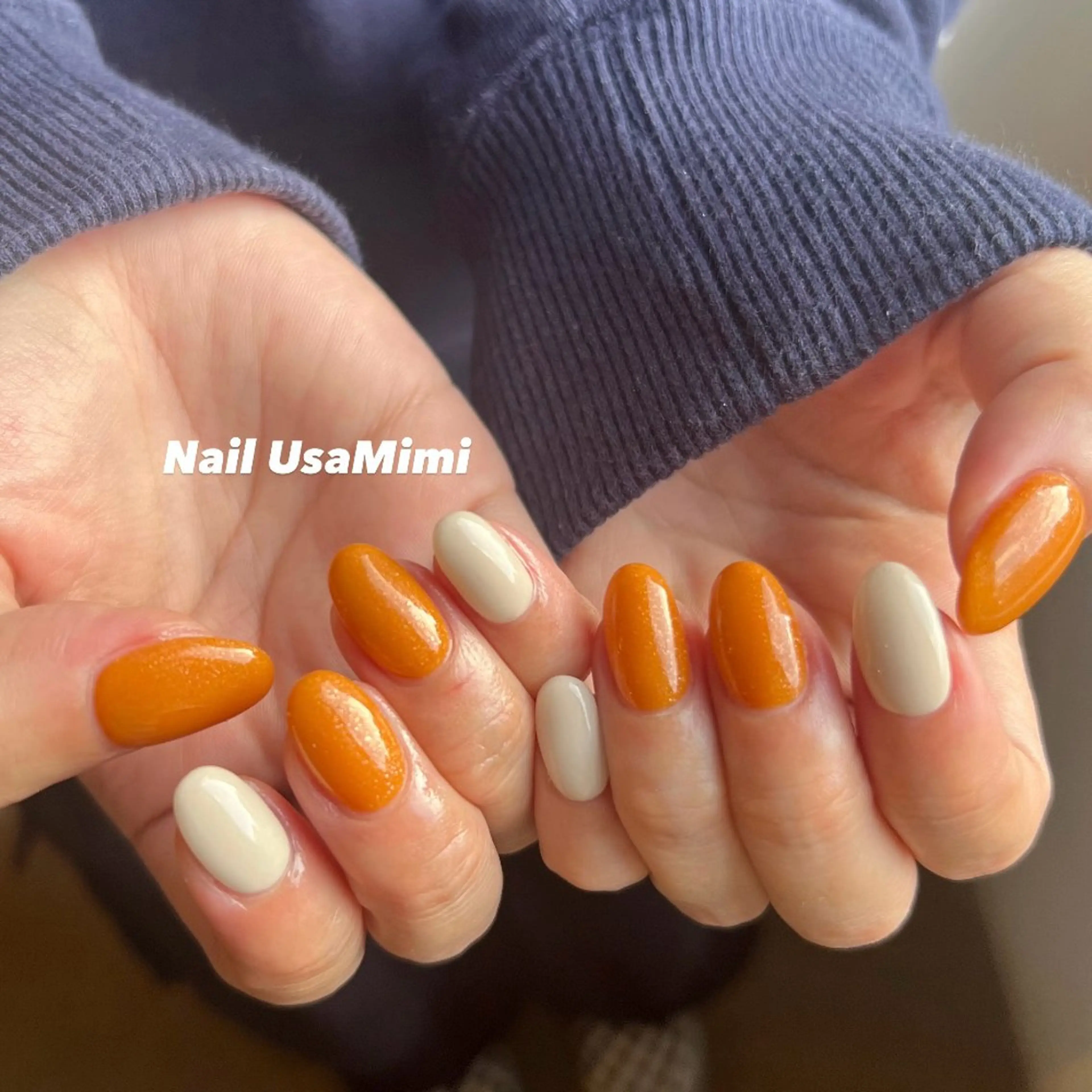 ネイル ジェルネイル マグネットネイル 持ち込み ワンカラーネイル パラジェル 本町ネイルNail UsaMimiのネイルデザイン