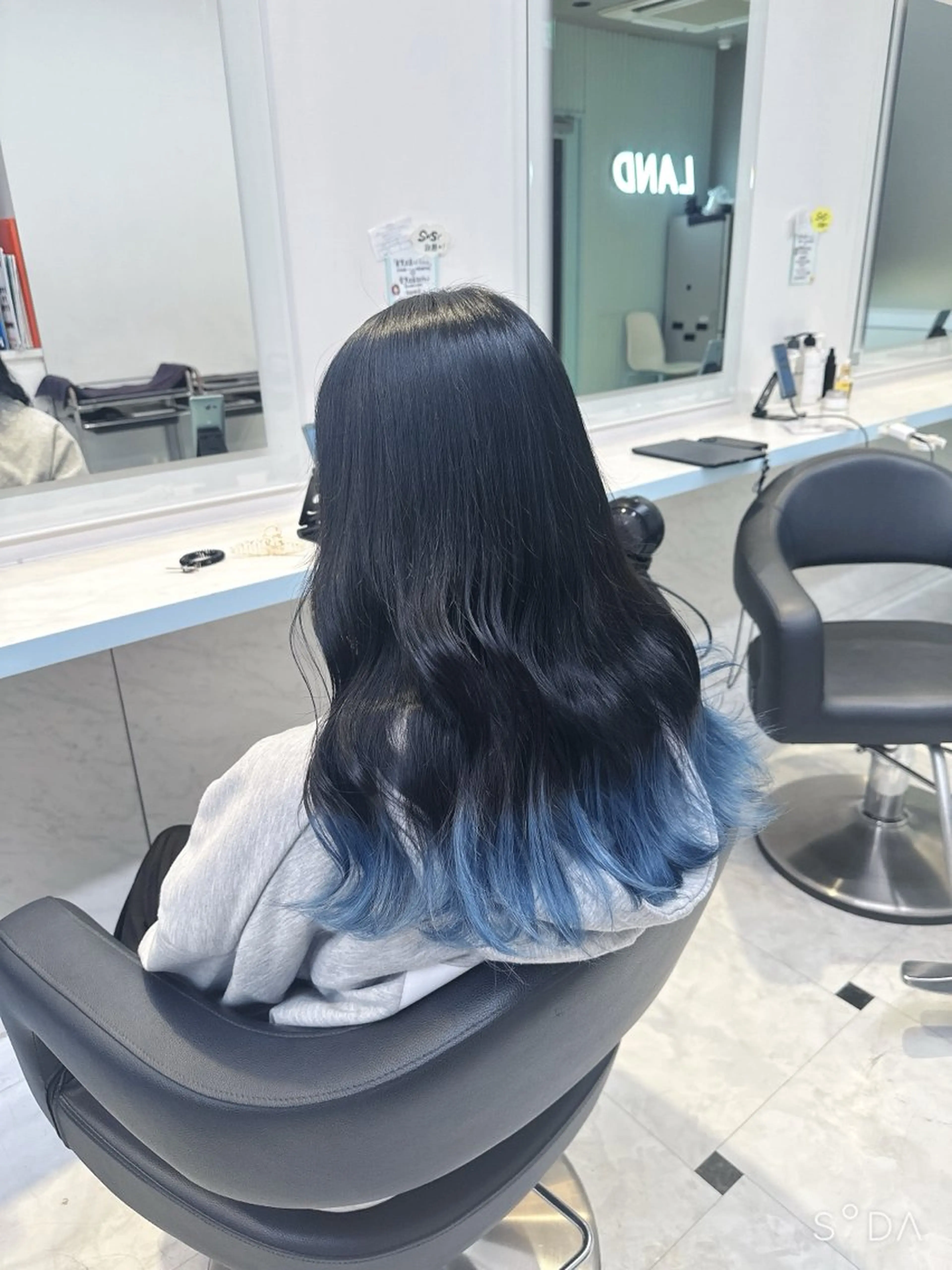 ロング カラー ハイトーン🌈メンズ カット♡Machanのヘアスタイル