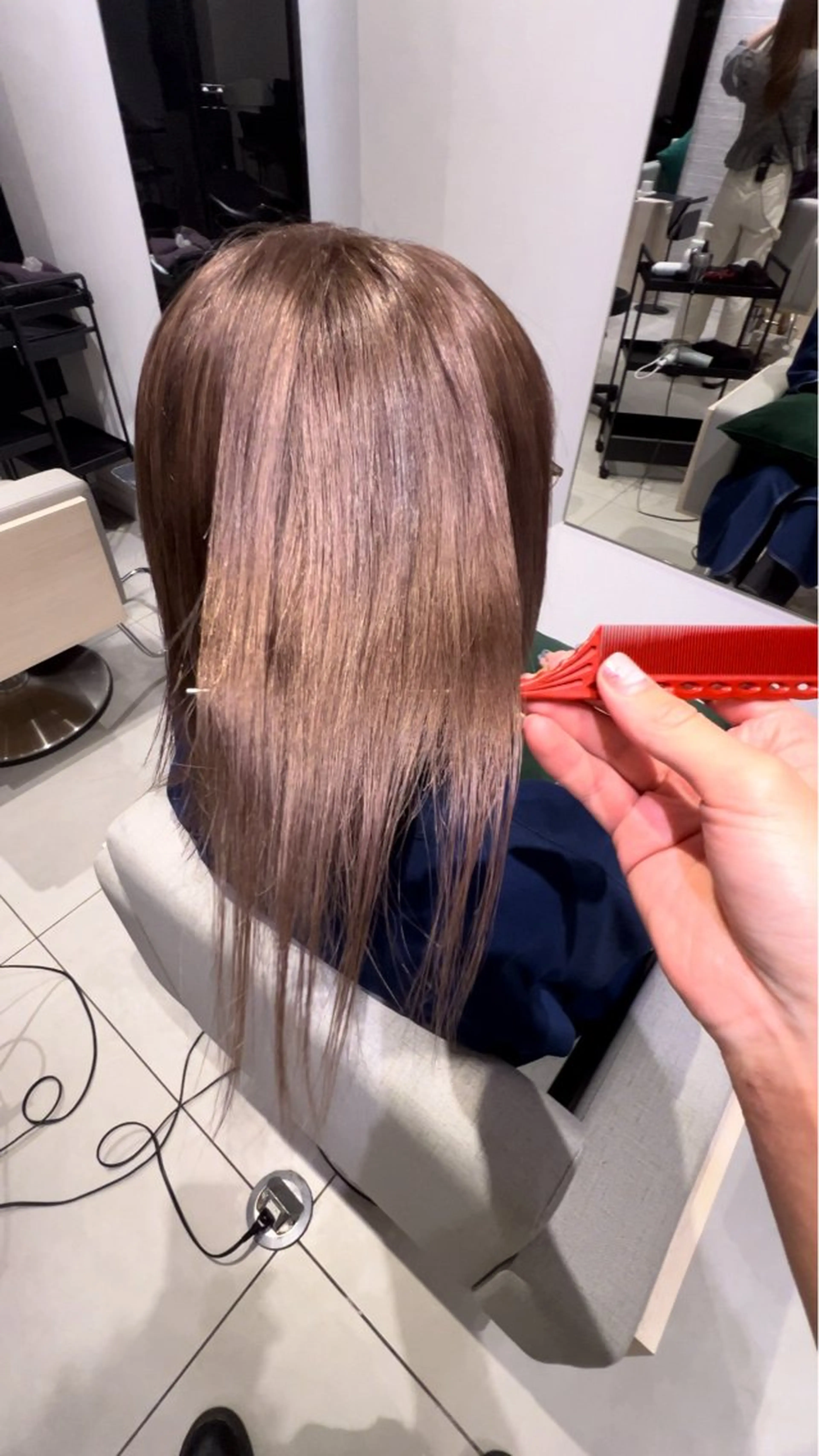 ショート カラー stair:case 武蔵小杉所属・髪質改善/ハイトーン 特化🧡‬‪田中颯士のヘアスタイル