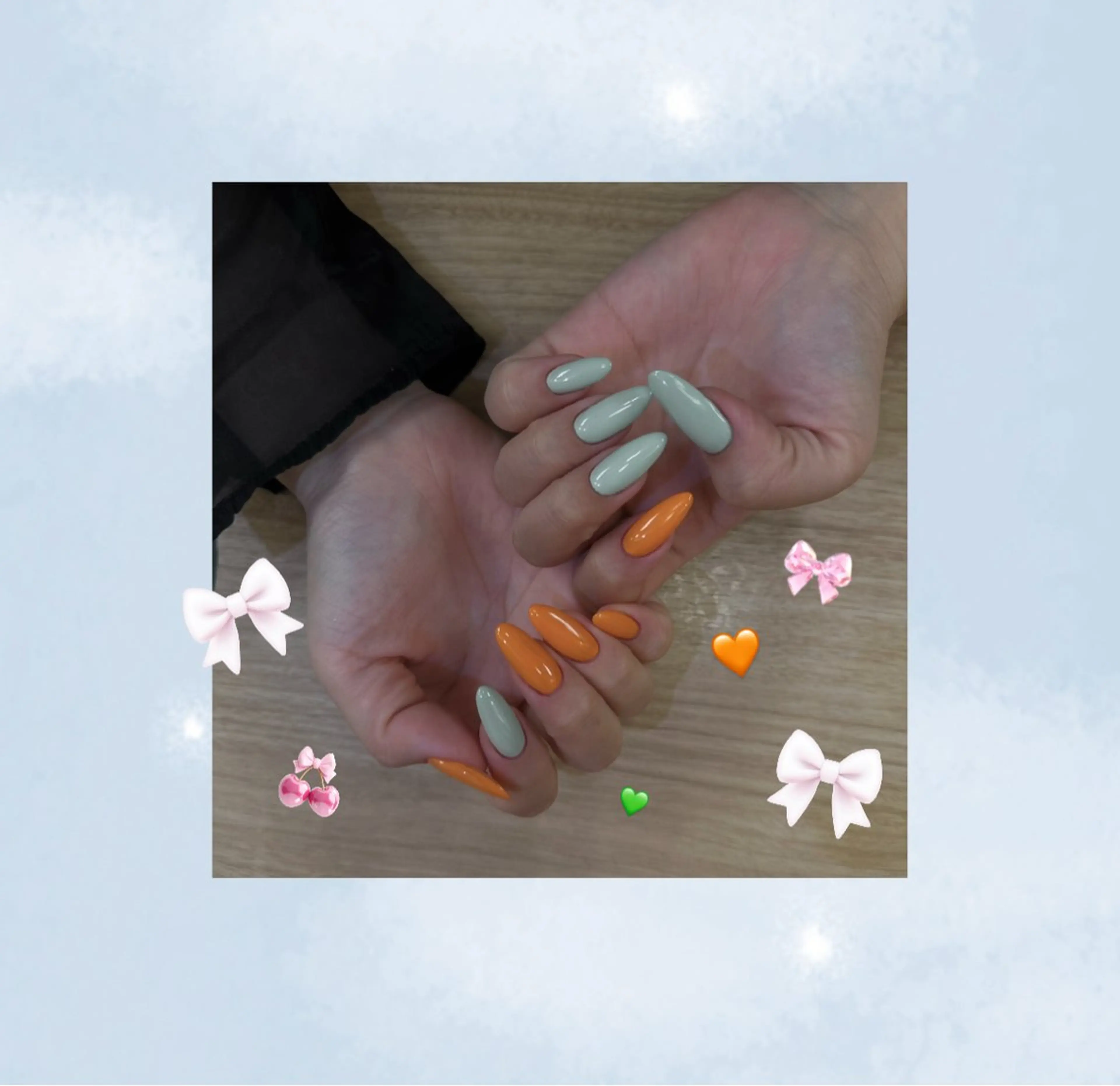 ♡.·*.ハンドネイル💅✨【オフ込】ワンカラー￥𝟐,𝟕𝟓𝟎(アート別途𝟏𝟏𝟎円~𝟓𝟓𝟎円/𝟏本)の写真