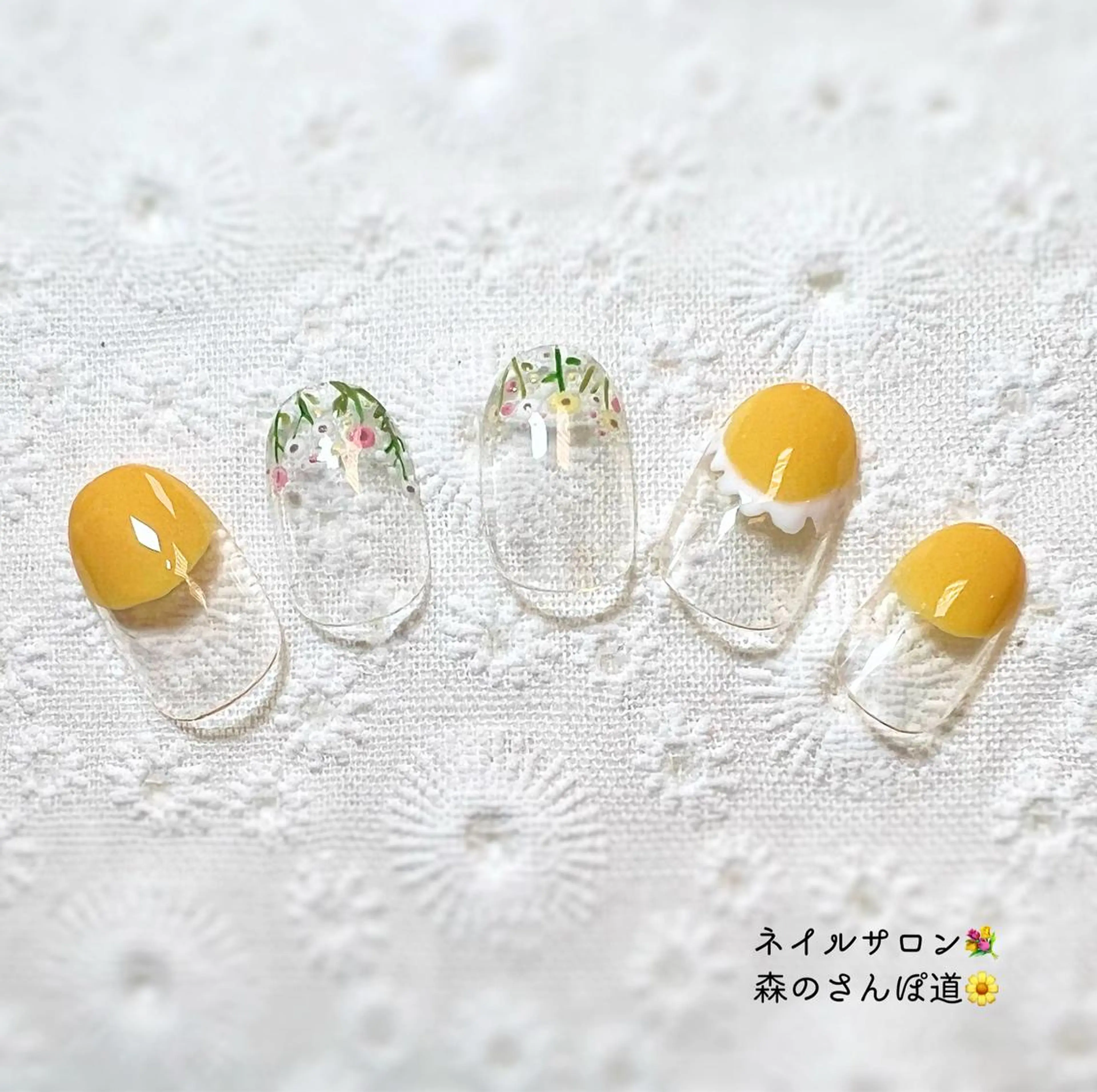 ネイル ハンドネイル 森のさんぽ道所属・ショートネイル 森のさんぽ道のネイルデザイン