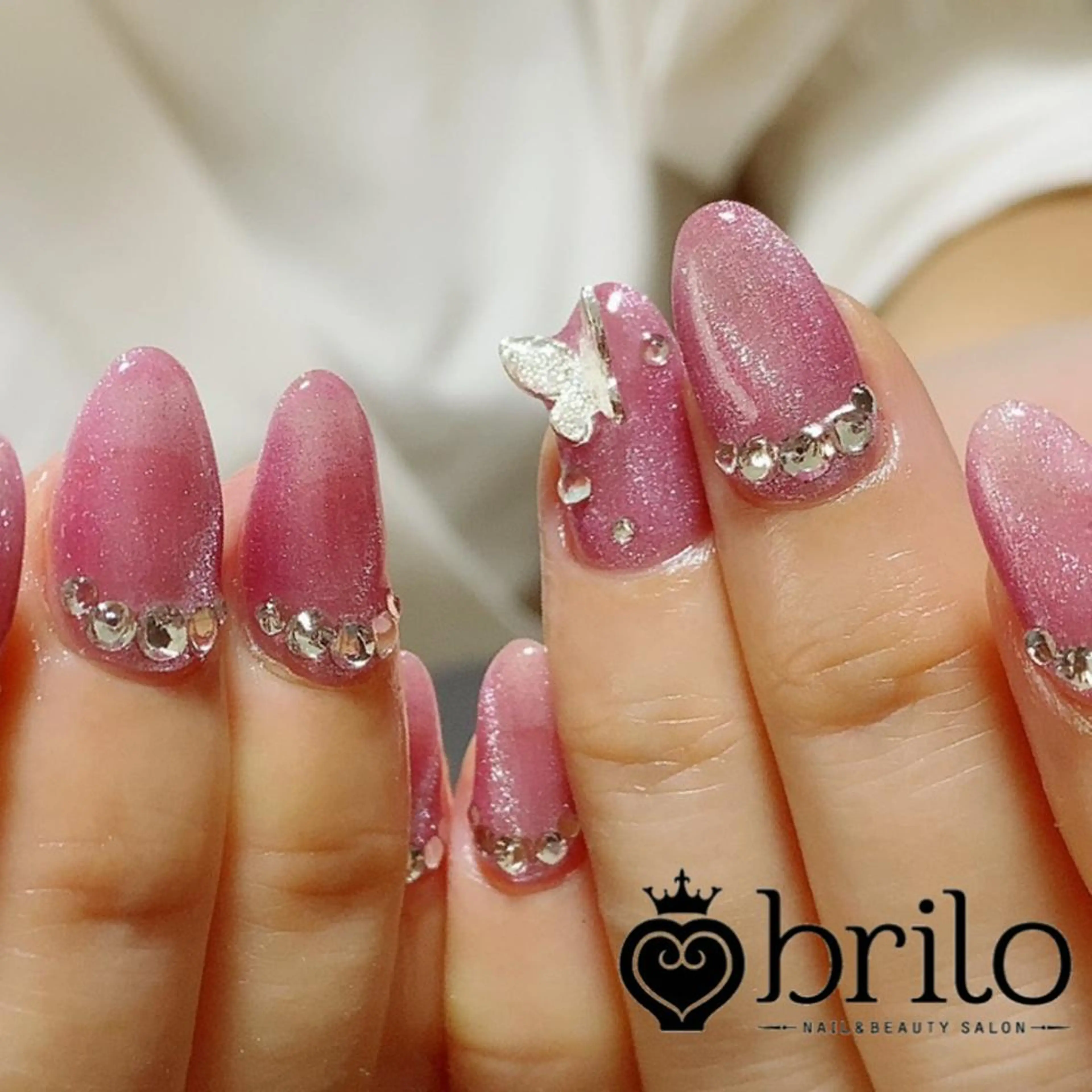 ネイル キラキラネイル ラメ(グリッター) brilo erikaのネイルデザイン