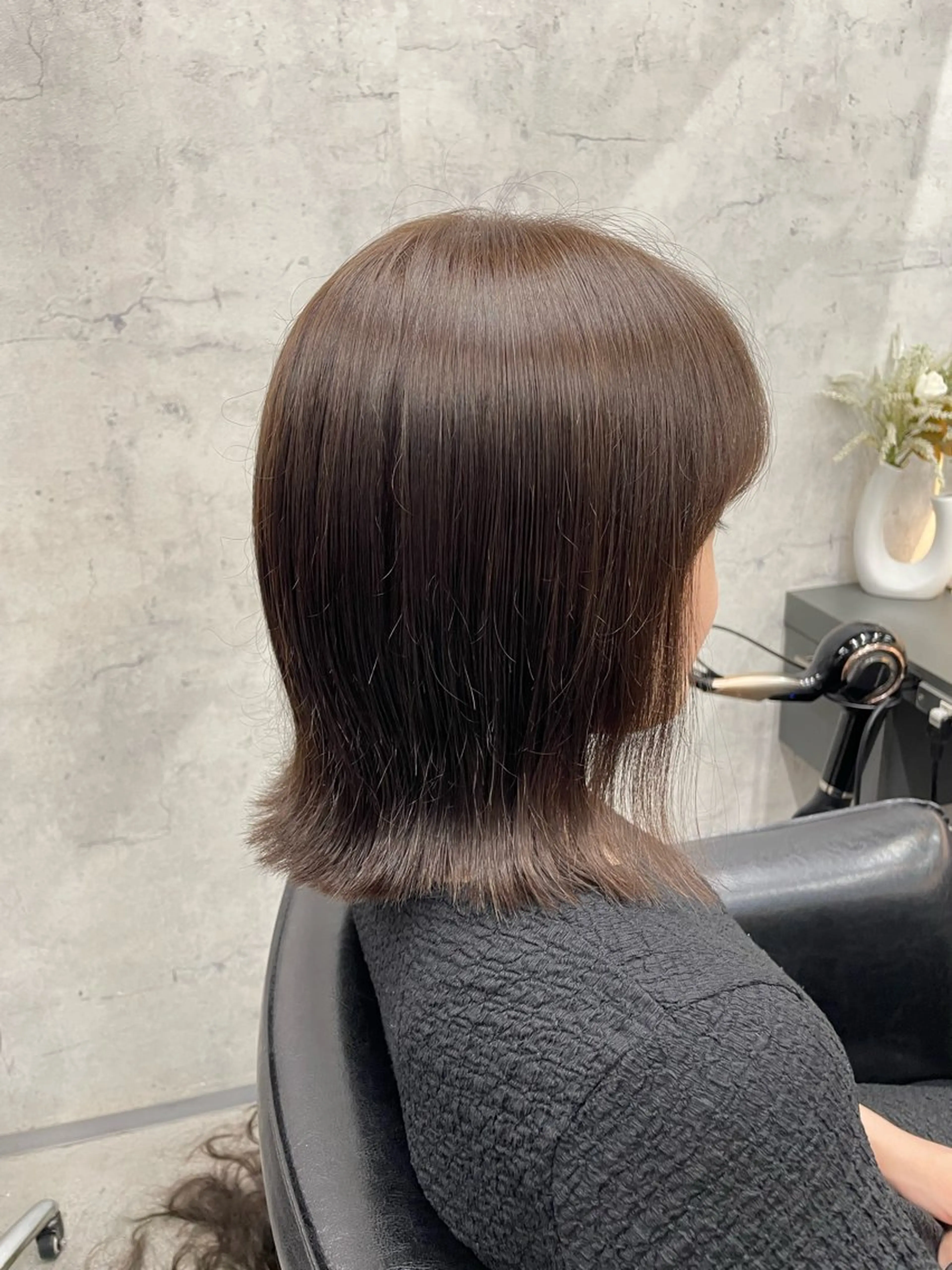 ミディアム カラー 顔まわり/レイヤー 🌼MIU🌼のヘアスタイル